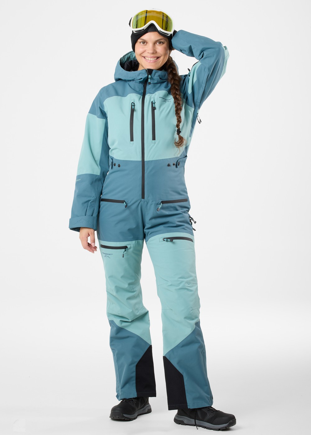 Freeride Skisuit W, Seaweed Green/Dk Seaweed Green, 40, Skidoverall | Sport & aktivitet - Sporter - Alpin skidåkning - Skidoverall | Padelspecialisterna