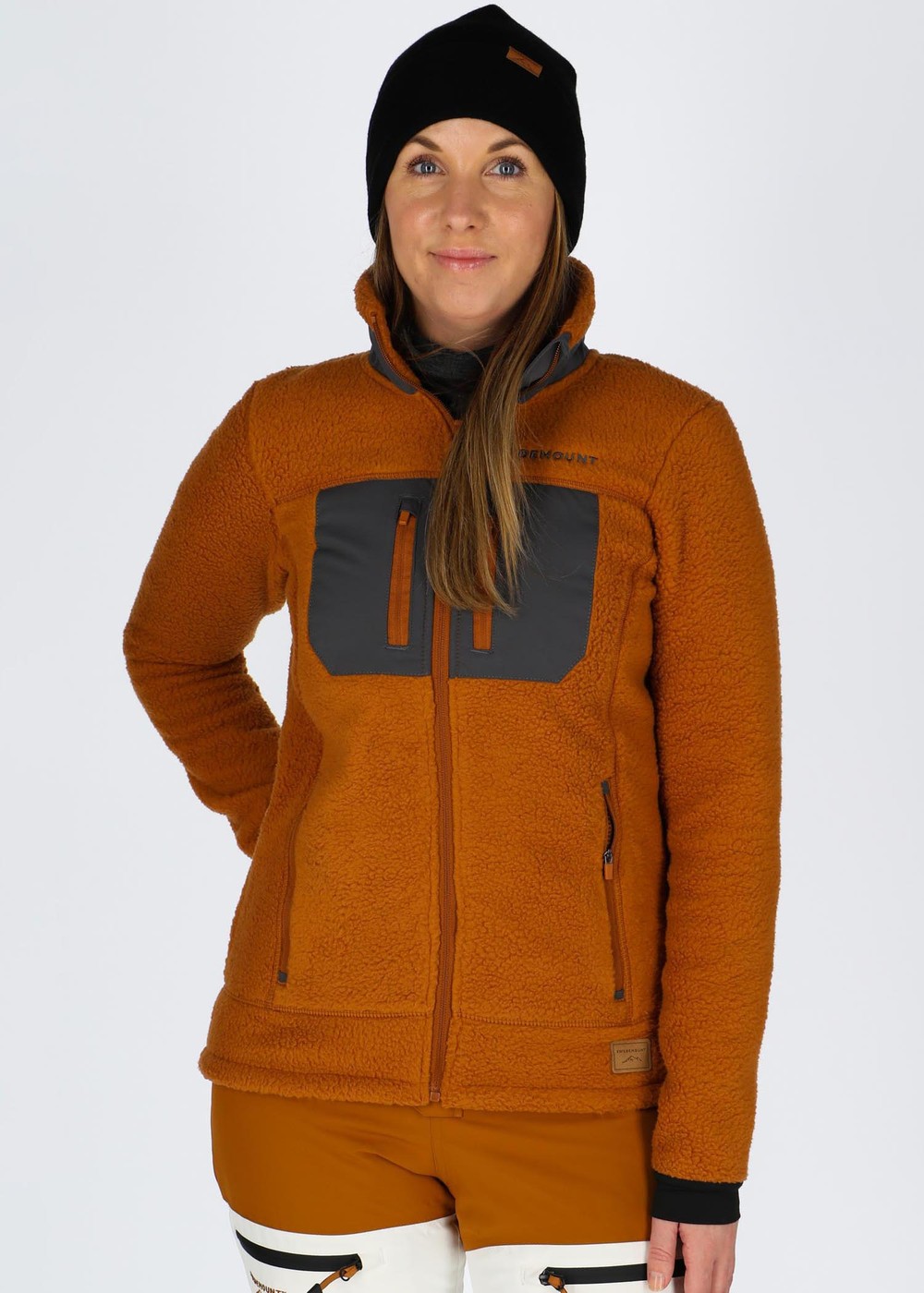 Lofoten Stretch Pile W, Almond/Charcoal, 48, Fleecetröjor | Dam - Kläder - Tröjor - Fleecetröjor | Padelspecialisterna