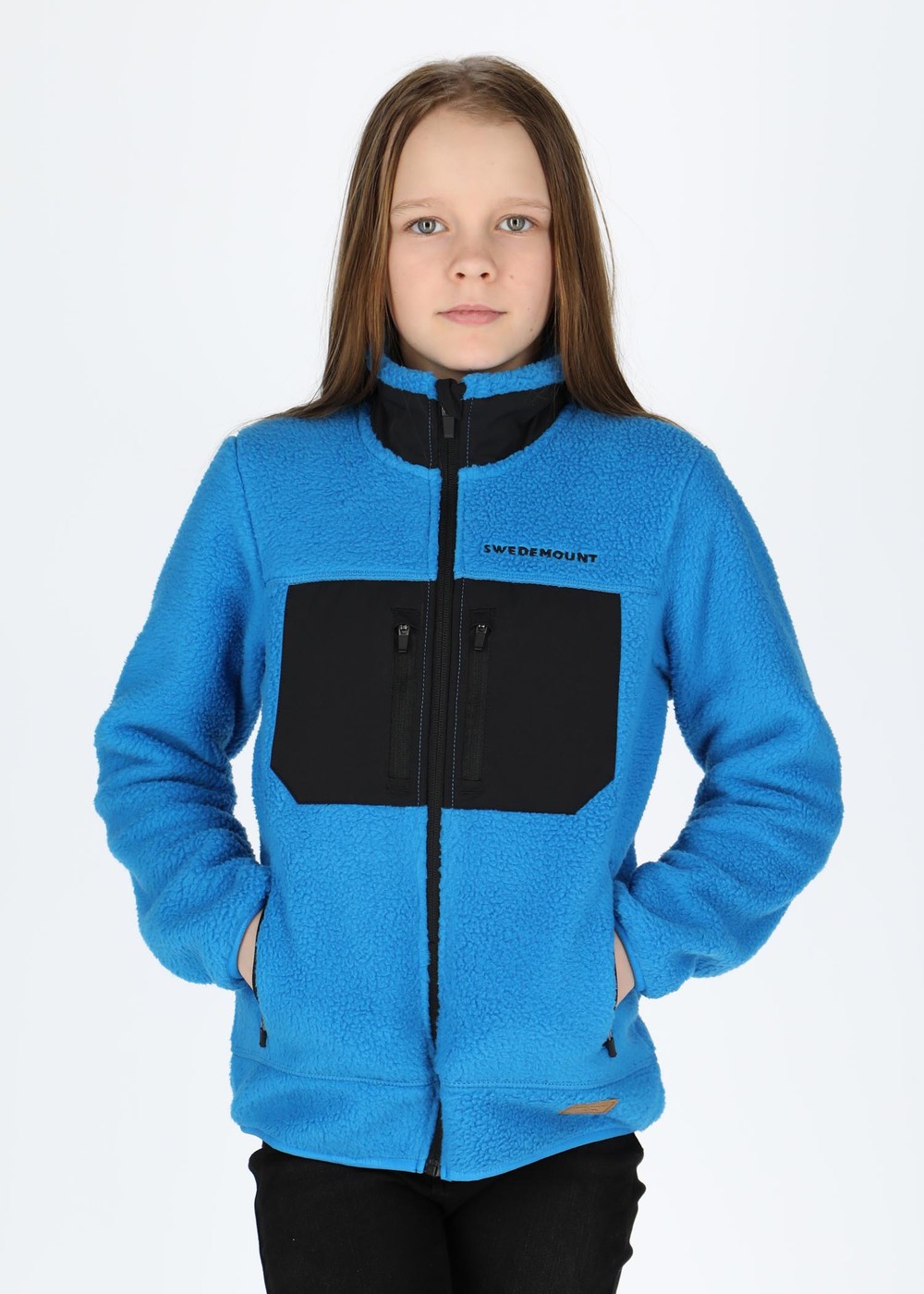 Lofoten Stretch Pile Jr, Blue/Black, 130, Tröjor | Junior - Aktivitet - Outdoorkläder - Tröjor | Padelspecialisterna