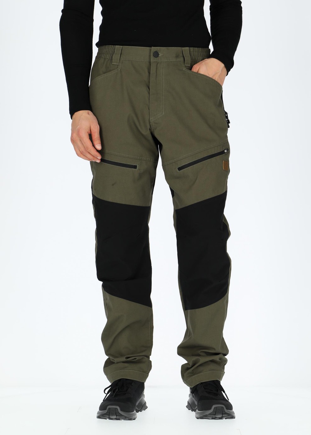 X-Trail Outdoor Pants, Olive/Black, L, Vandringsbyxor | Herr - Kläder - Byxor - Vandringsbyxor | Padelspecialisterna