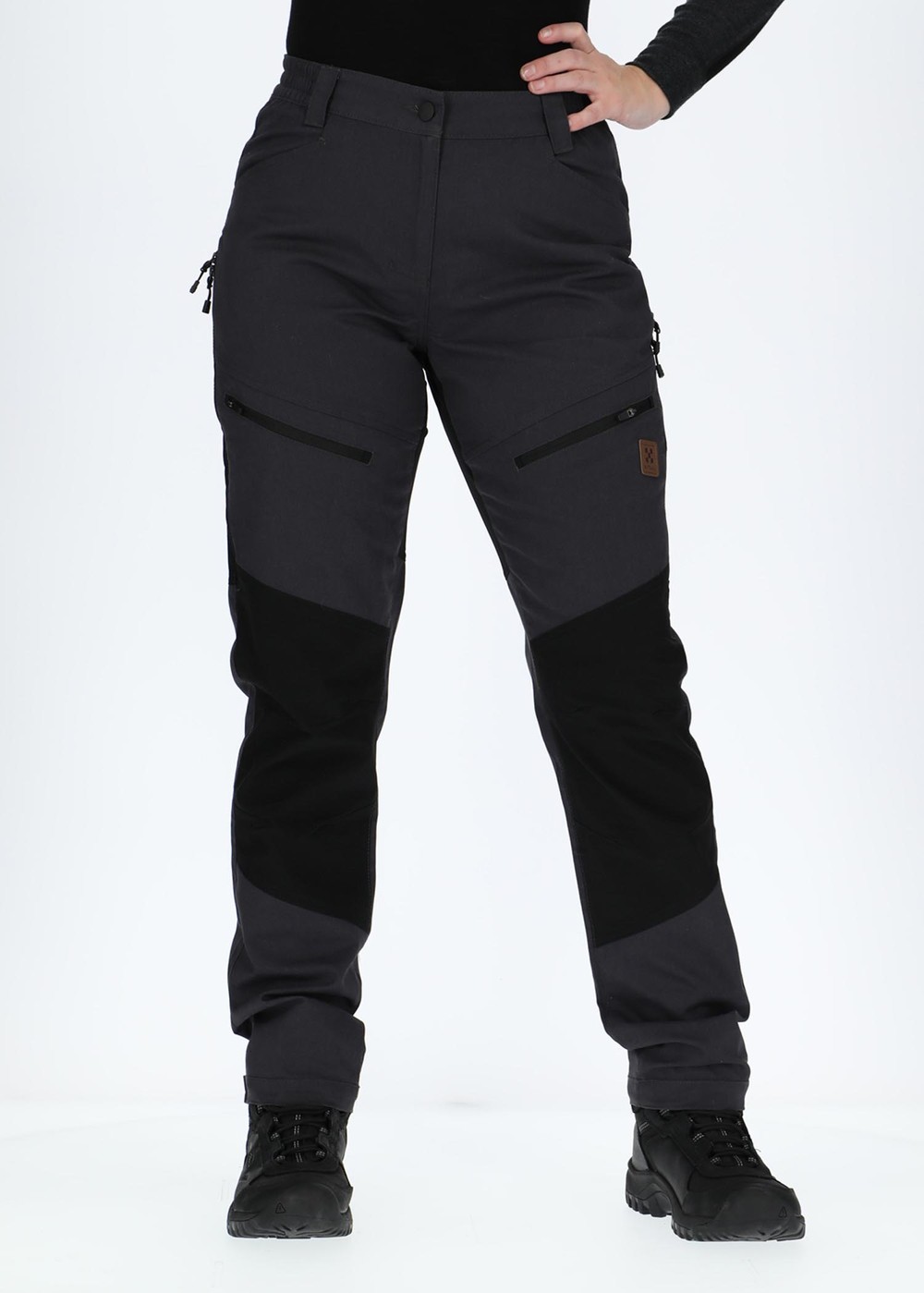 X-Trail Outdoor Pants W, Charcoal/Black, 38, Vandringsbyxor | Sport & aktivitet - Friluftsliv - Vandringskläder - Vandringsbyxor | Padelspecialisterna