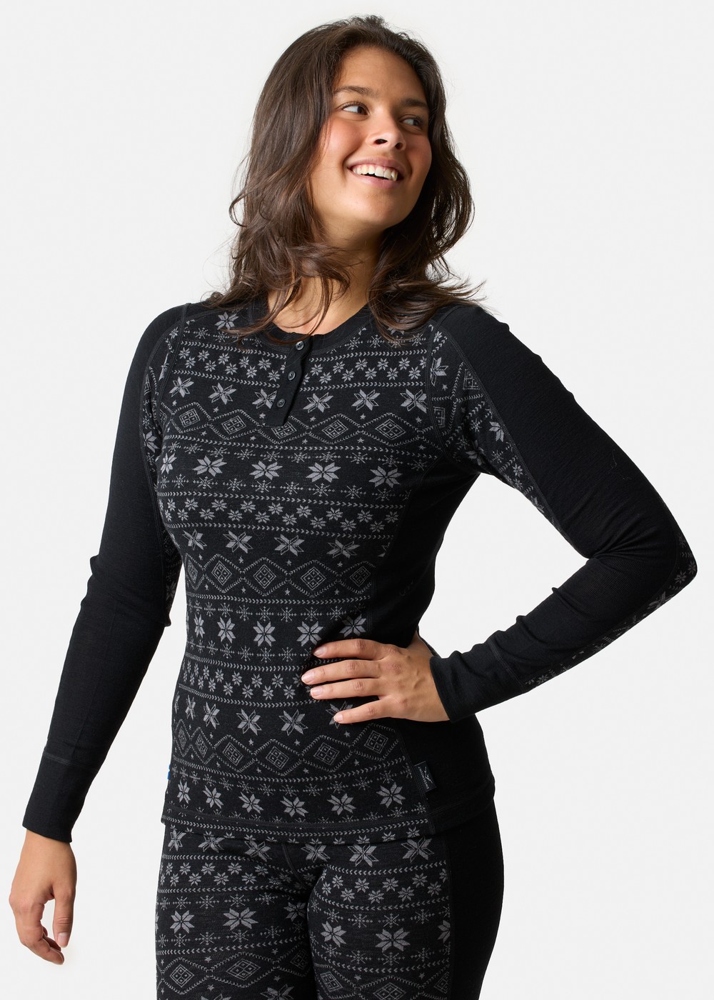Idre Wool Ls Top W, Black, 40, Ullunderställ | Sport & aktivitet - Friluftsliv - Vandringskläder - Underställ - Ullunderställ | Padelspecialisterna