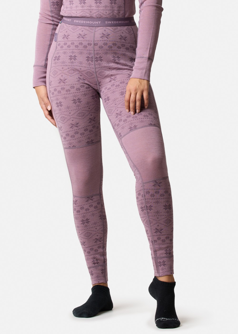 Idre Wool Pants W, Pale Mauve, 46, Ullunderställ | Sport & aktivitet - Friluftsliv - Vandringskläder - Underställ - Ullunderställ | Padelspecialisterna