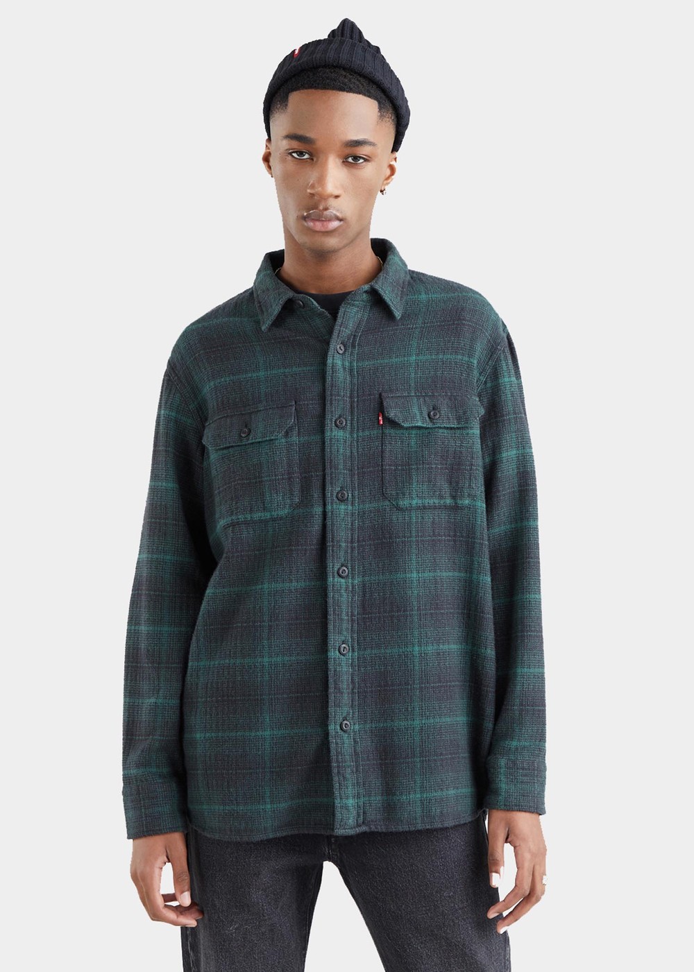 Classic Worker Shirt, Ametrine Pineneedle, S, Långärmade Skjortor | Herr - Kläder - Skjortor - Långärmade skjortor | Padelspecialisterna