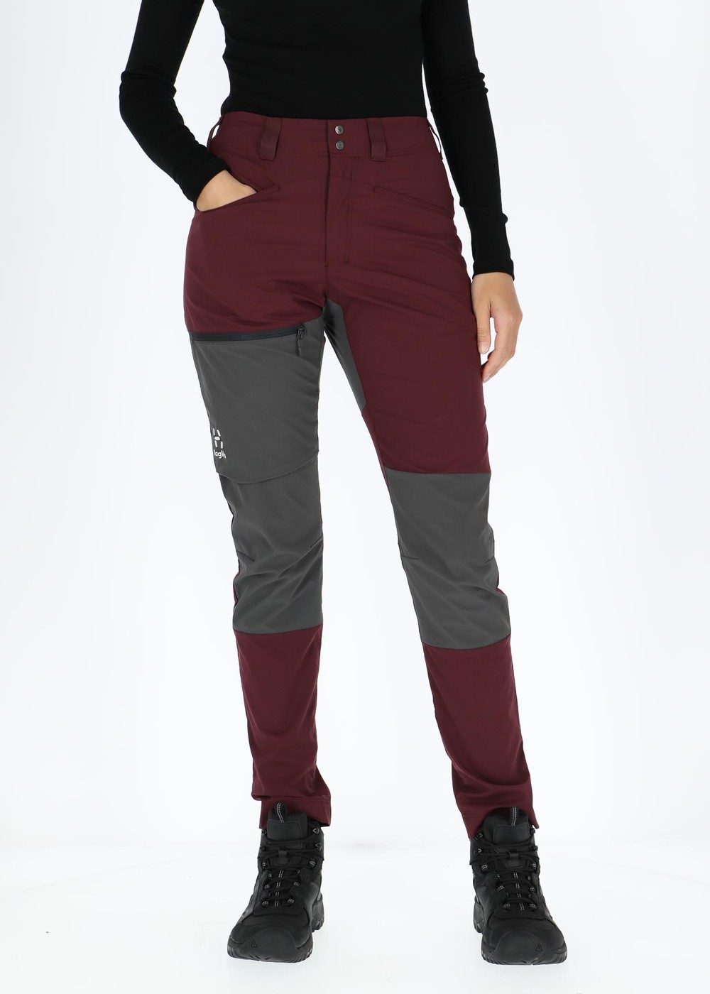 Lite Slim Pant Women, Aubergine/Magnetite, 38, Byxor | Dam - Aktivitet - Outdoorkläder - Byxor | Padelspecialisterna