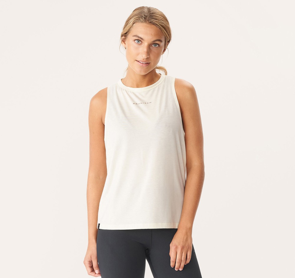 Chi Loose Singlet, Vanilla Ice, L, Träningslinnen | Dam - Aktivitet - Träningskläder - Träningslinnen | Padelspecialisterna