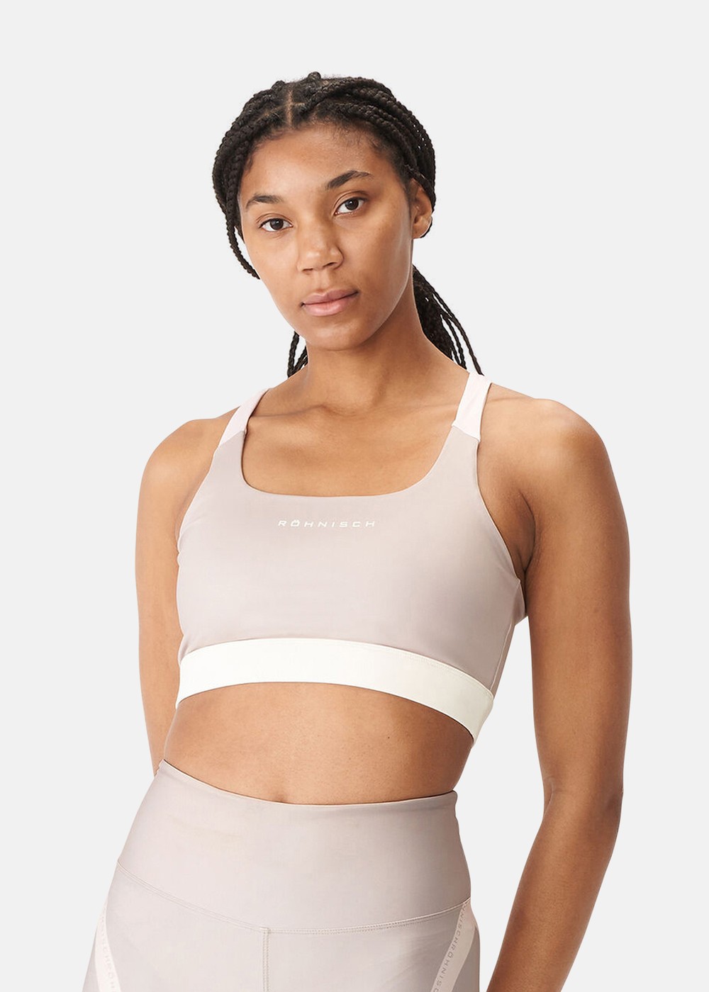 Billie Jean Sportsbra, Mushroom, S, Sport-Bh | Dam - Aktivitet - Löparkläder - Sport-BH | Padelspecialisterna