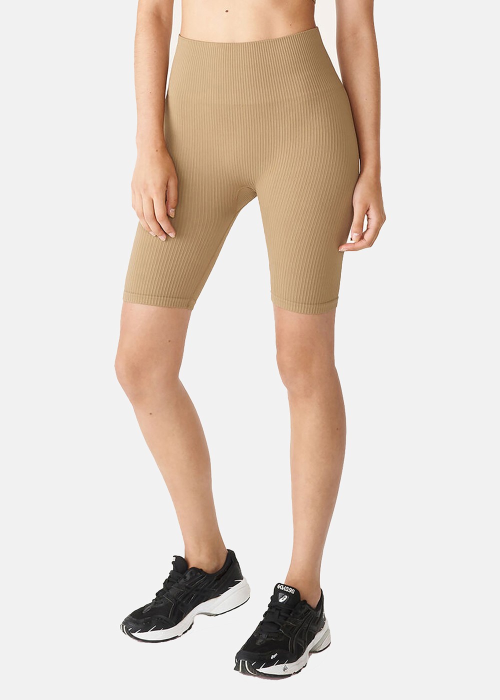 Seamless Rib Bike Tights, Oak, M-L, Korta Tights | Dam - Kläder - Tights - Korta tights | Padelspecialisterna