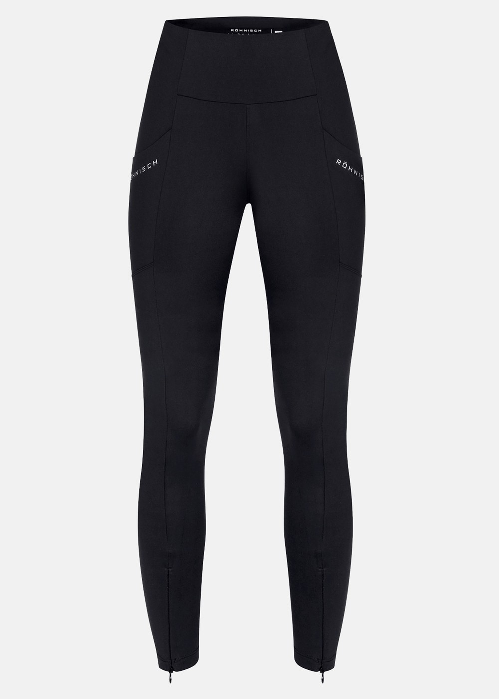 Sculpture Zip Tights, Black, Xs, Långa Tights | Dam - Kläder - Tights - Långa tights | Padelspecialisterna