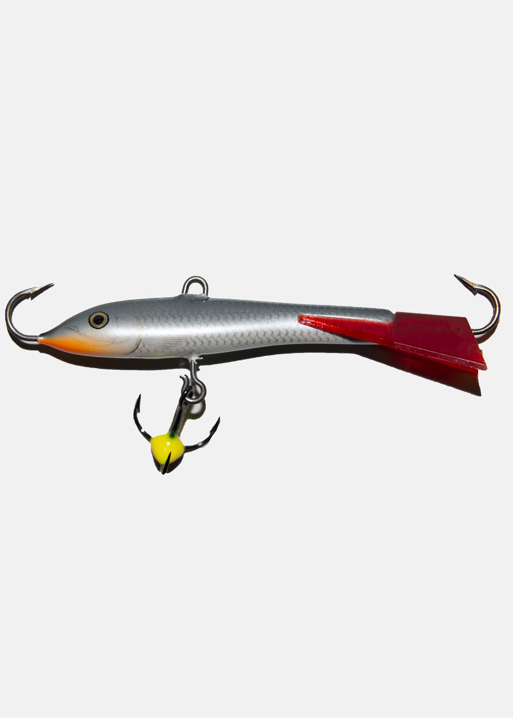 Rapala Balanspirk Lyskrok, Silver/Yellow, 7cm, Pirkar | Sport & aktivitet - Fiske - Fiskedrag - Pirkar | Padelspecialisterna