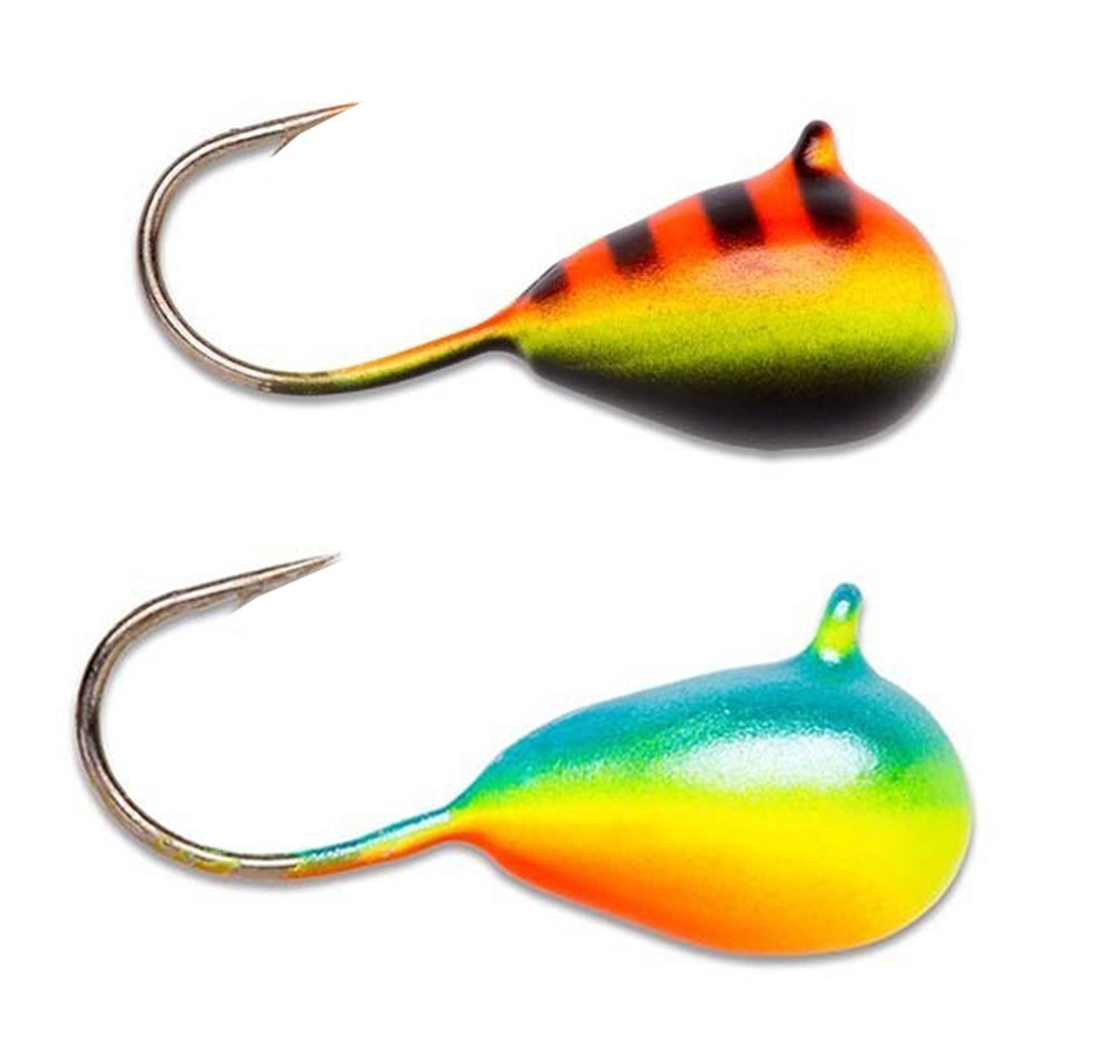 Blue Fox Volfram Mormyshka 2-P, Röd/Gul, Onesize, Pirkar | Sport & aktivitet - Fiske - Fiskedrag - Pirkar | Padelspecialisterna