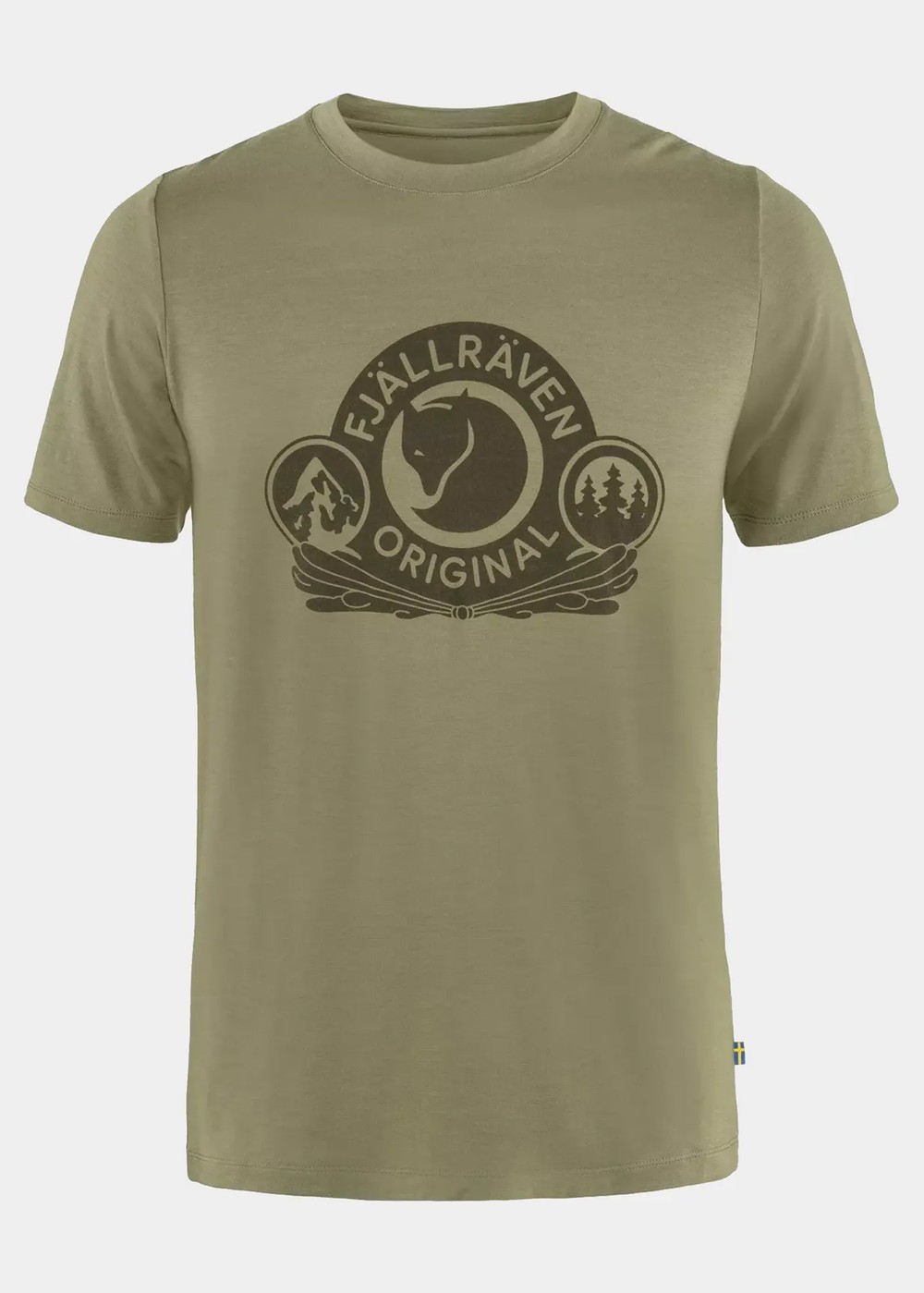 Abisko Wool Classic Ss M, Light Olive, S, T-Shirts | Herr - Aktivitet - Outdoorkläder - T-shirts | Padelspecialisterna