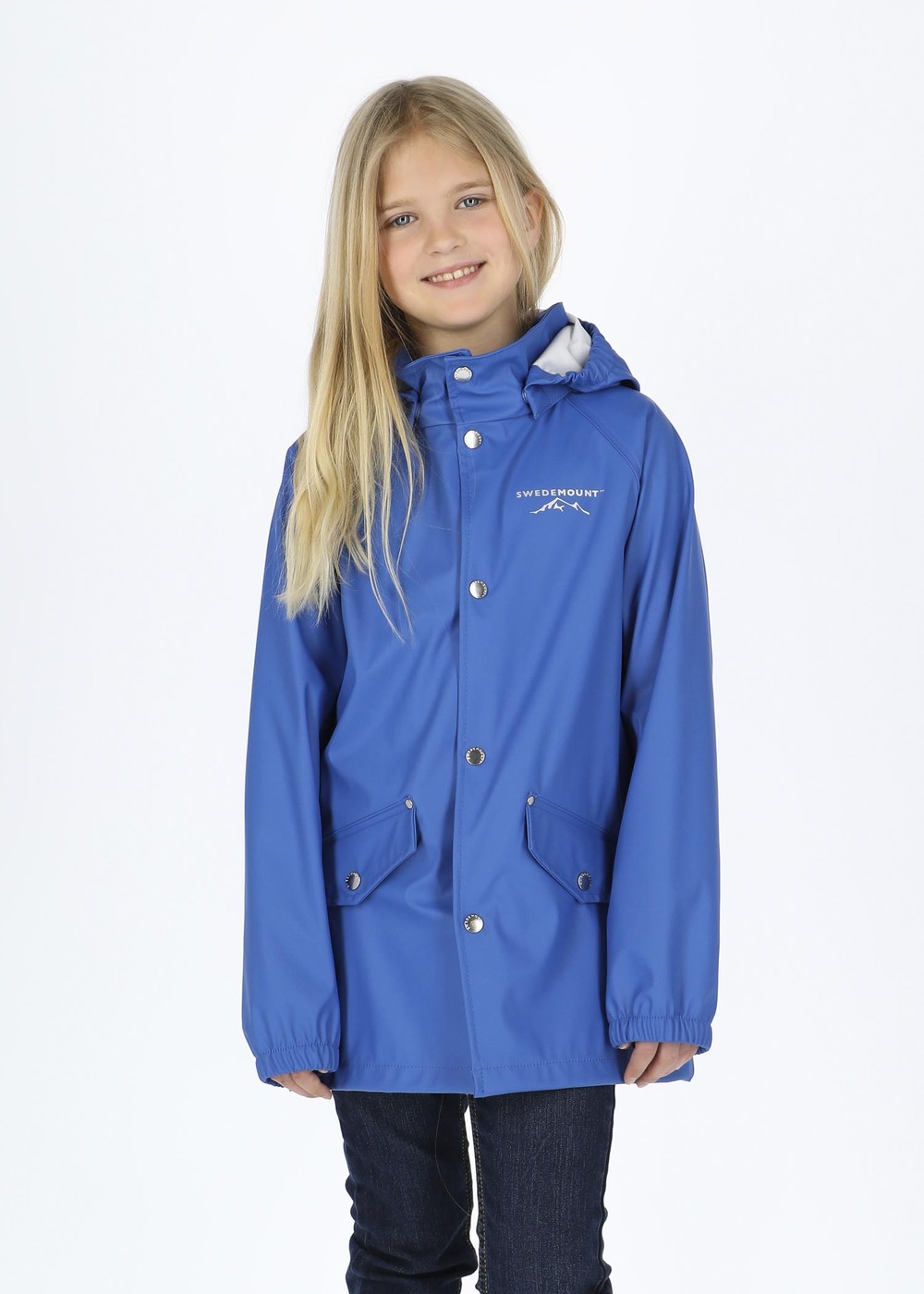Väderöarna Jacket Jr, Blue, 140, Regnjackor | Junior - Kläder - Regnkläder - Regnjackor | Padelspecialisterna