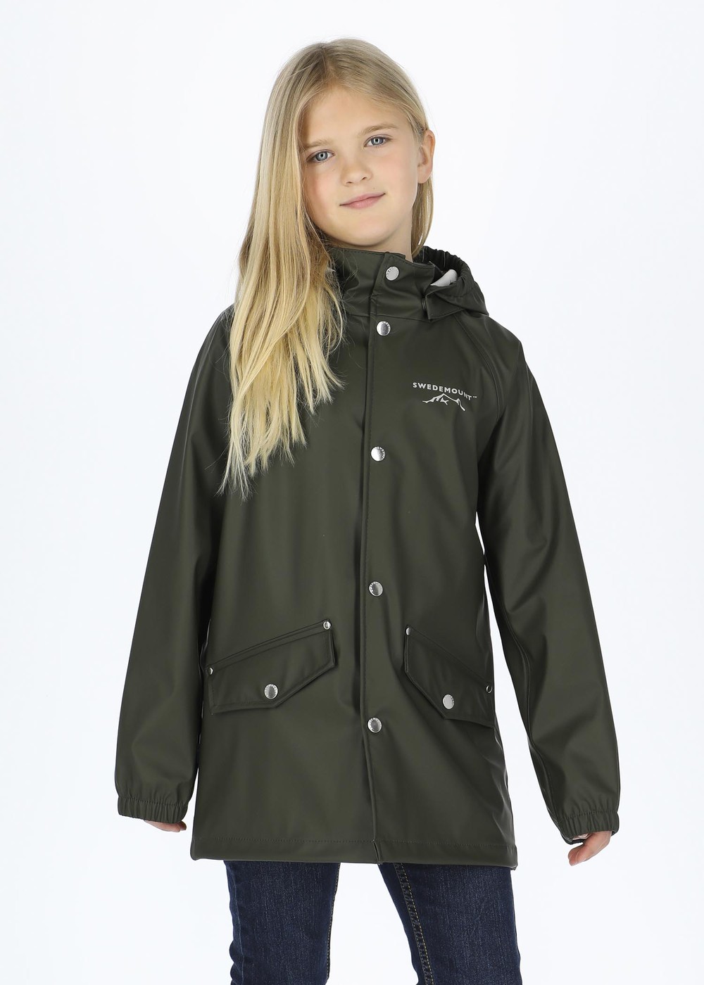 Väderöarna Jacket Jr, Olive, 130, Regnjackor | Junior - Kläder - Regnkläder - Regnjackor | Padelspecialisterna