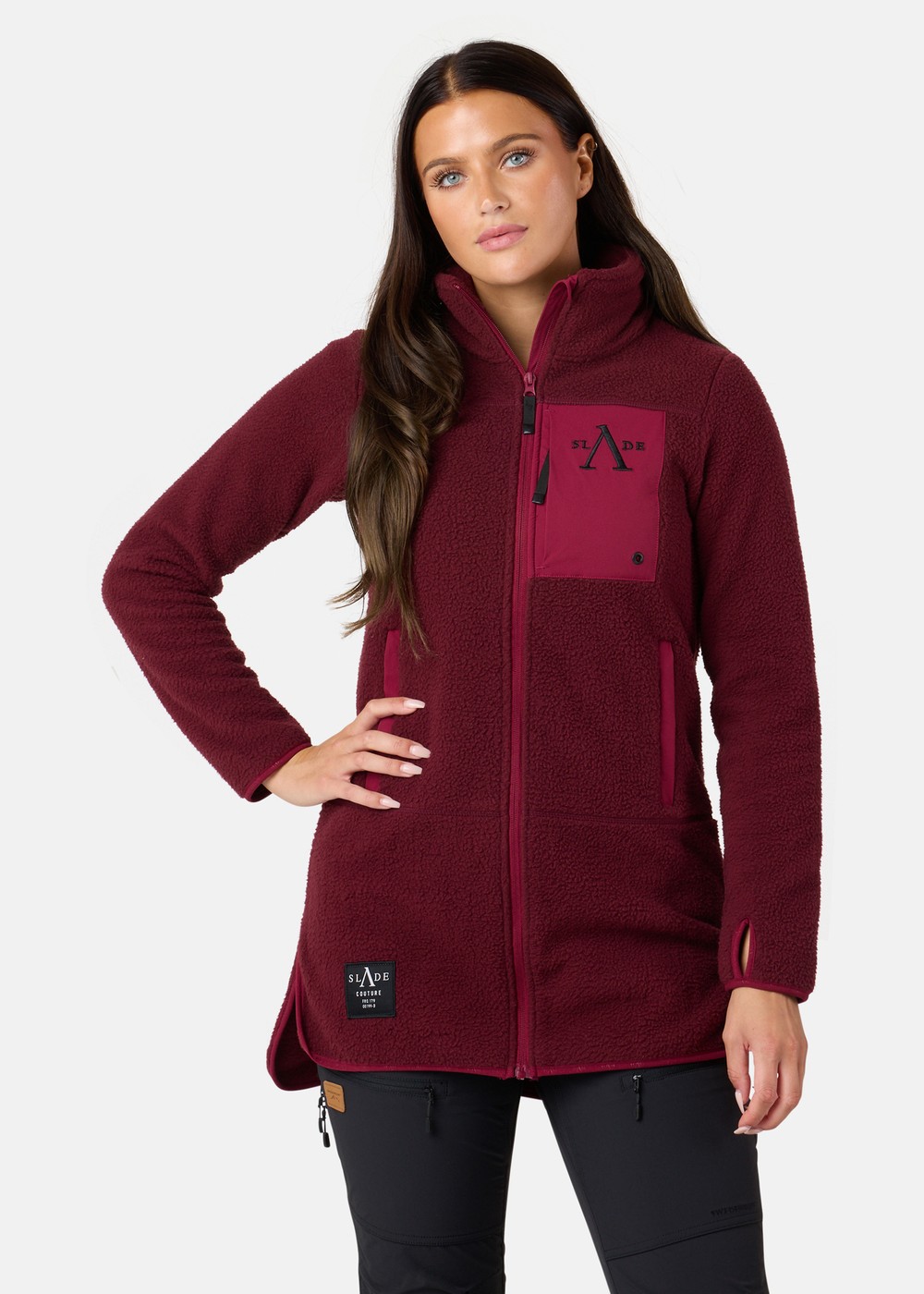 Colorado Pile Coat W, Burgundy, 36, Vinterjackor | Dam - Kläder - Jackor - Vinterjackor | Padelspecialisterna