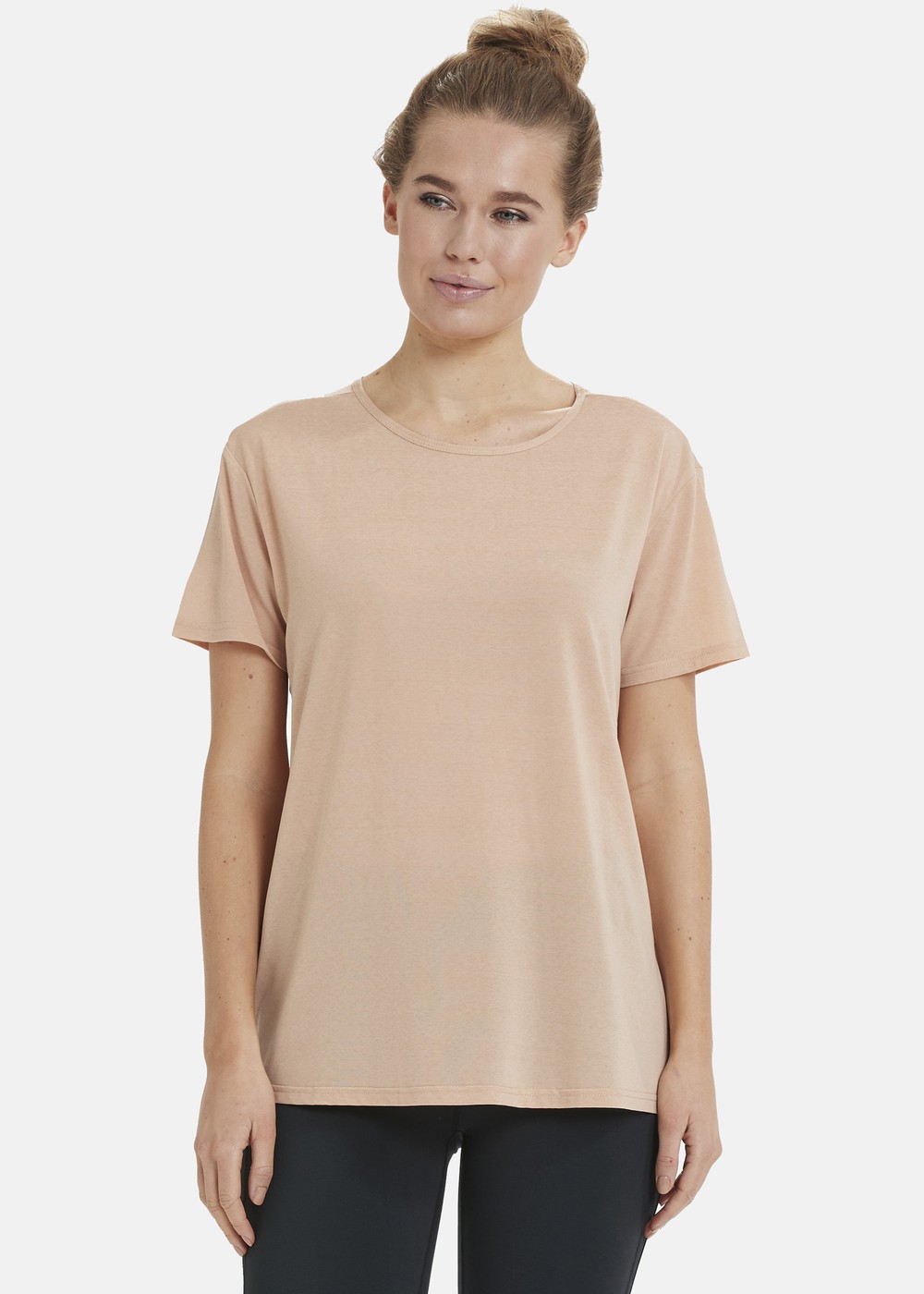 Lizzy W Slub S/S Tee, Maple Sugar, 38, Löpar-T-Shirts | Dam - Aktivitet - Löparkläder - Löpar-t-shirts | Padelspecialisterna