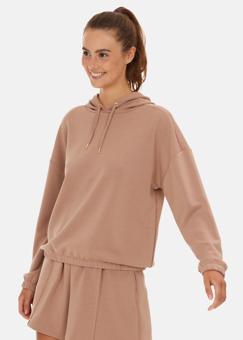 Namier W Hoody, Beaver Fur, 44, Hoodies | Dam - Kläder - Tröjor - Hoodies | Padelspecialisterna