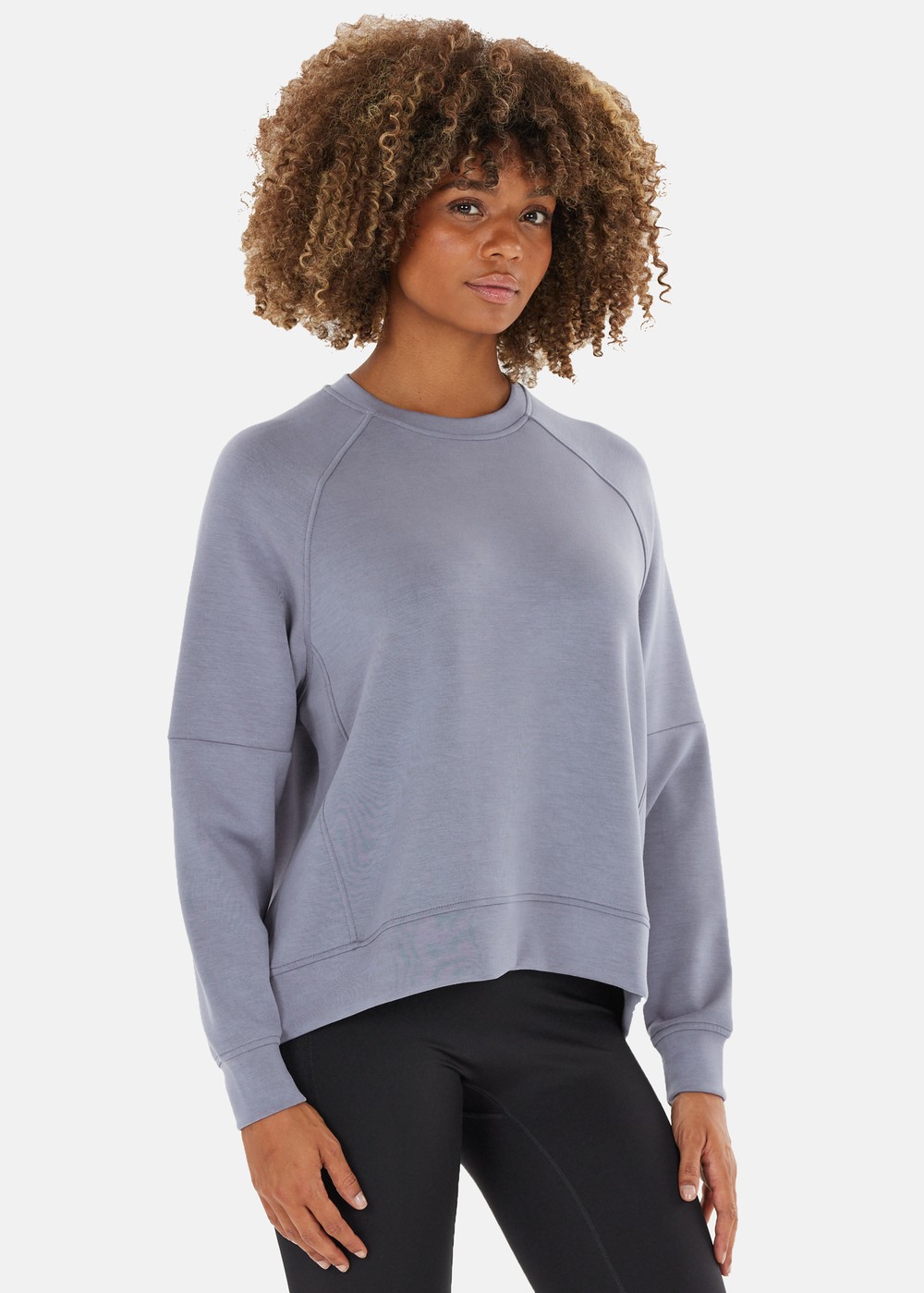 Jacey W Crew Neck, Folkstone Gray, 44, Träningströjor | Dam - Aktivitet - Träningskläder - Träningströjor | Padelspecialisterna