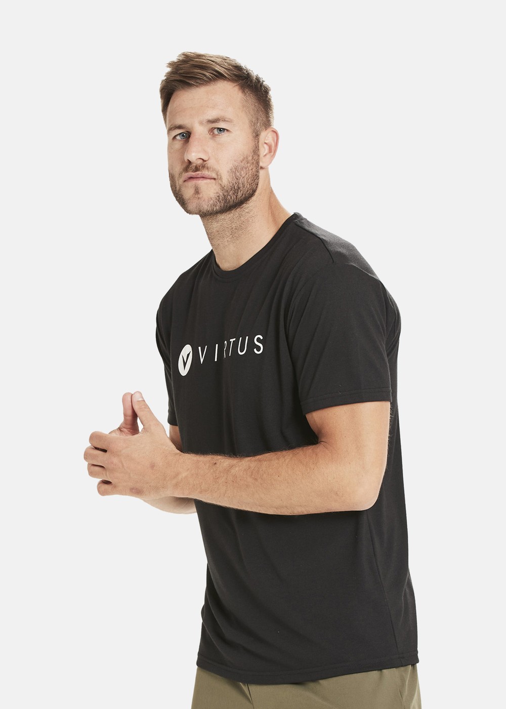 Edwardo M S/S Logo Tee, Black, L, Löparkläder | Sport & aktivitet - Sporter - Löpning - Löparkläder | Padelspecialisterna
