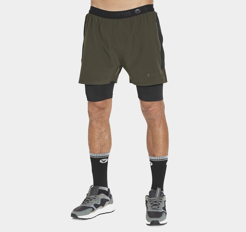 Dylan M 2-In-1 Stretch Shorts, Rosin, 3xl, Shorts | Herr - Kläder - Shorts | Padelspecialisterna