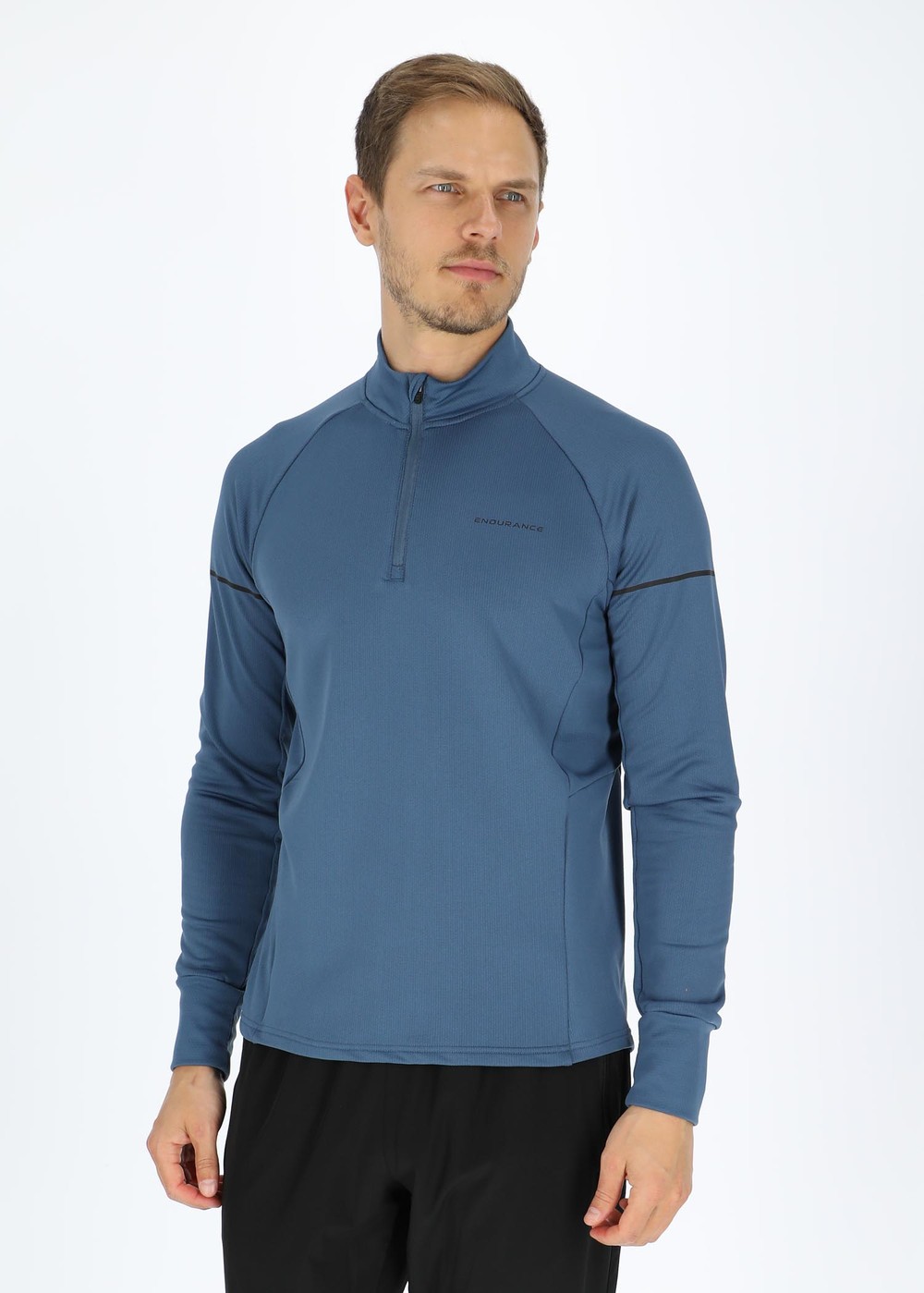 Kredly M Active Stretch Midlay, Slate Blue, 2xl, Fleecetröjor | Herr - KlÀder - Tröjor - Fleecetröjor | Padelspecialisterna