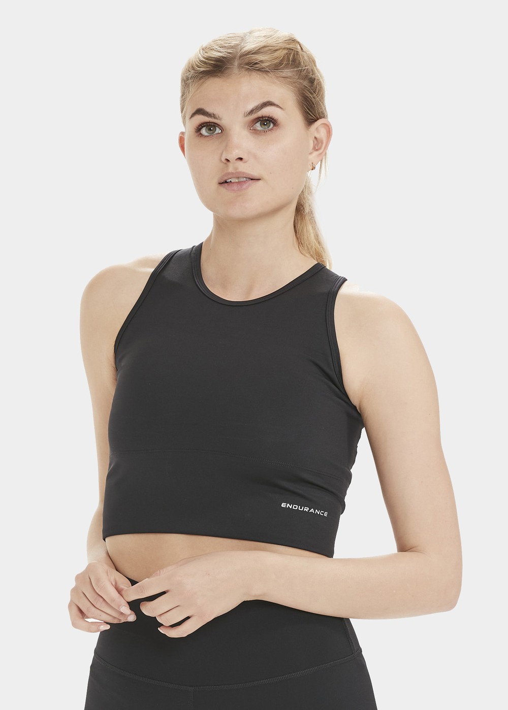 Franza W Sports Bra, Black, Xs, Sport-Bh | Dam - Aktivitet - Löparkläder - Sport-BH | Padelspecialisterna