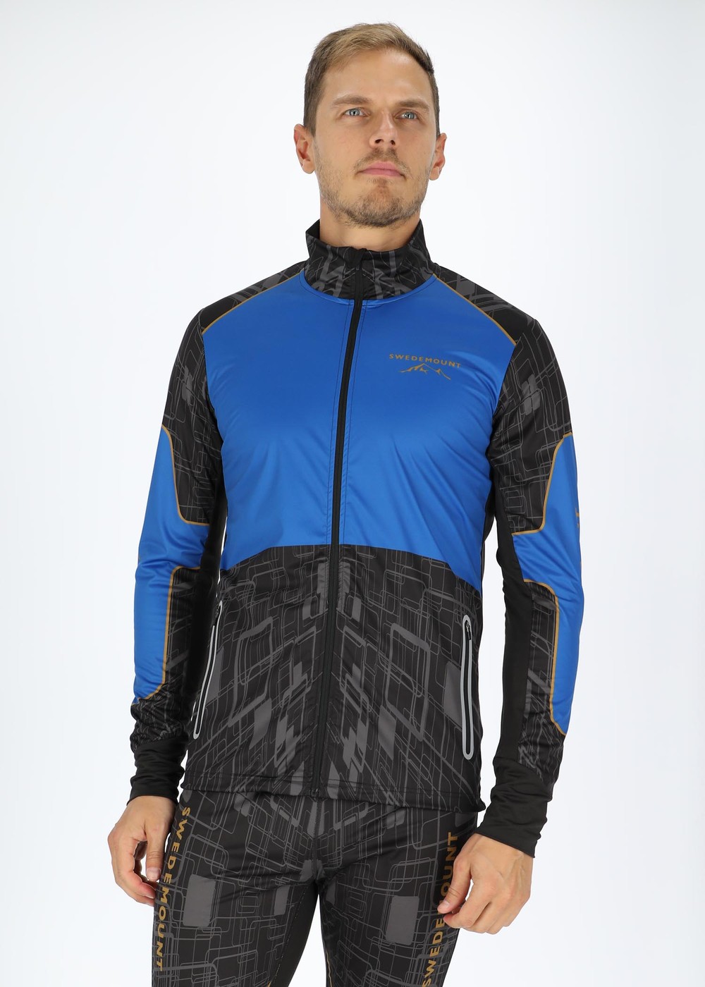 Race 3-Layer Jacket, Blue/Charcoal, 2xl, Längdskidjackor | Herr - Kläder - Jackor - Längdskidjackor | Padelspecialisterna