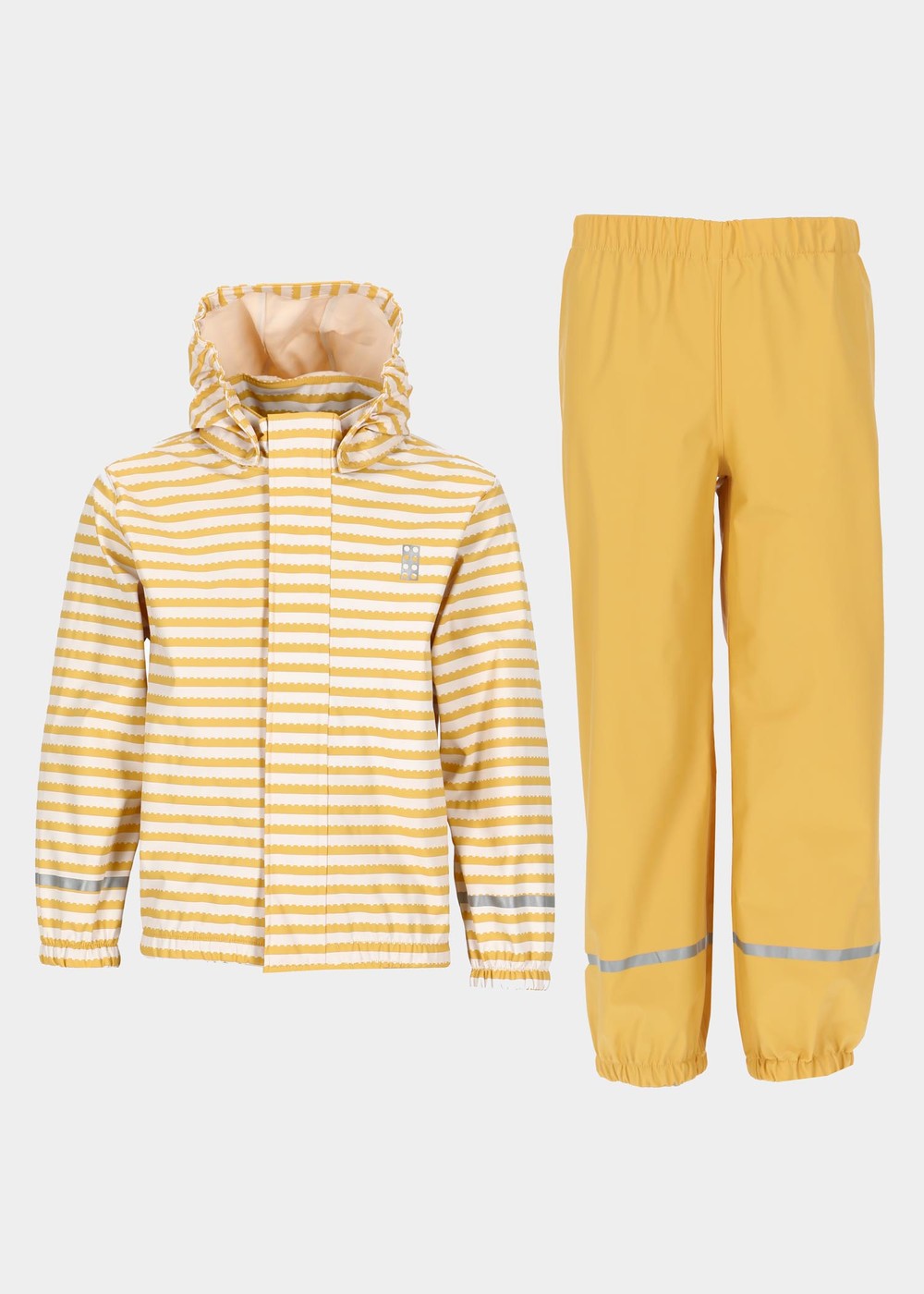 Lwjochy 204 - Rain Set, Yellow, 116, Regnjackor | Junior - Kläder - Regnkläder - Regnjackor | Padelspecialisterna
