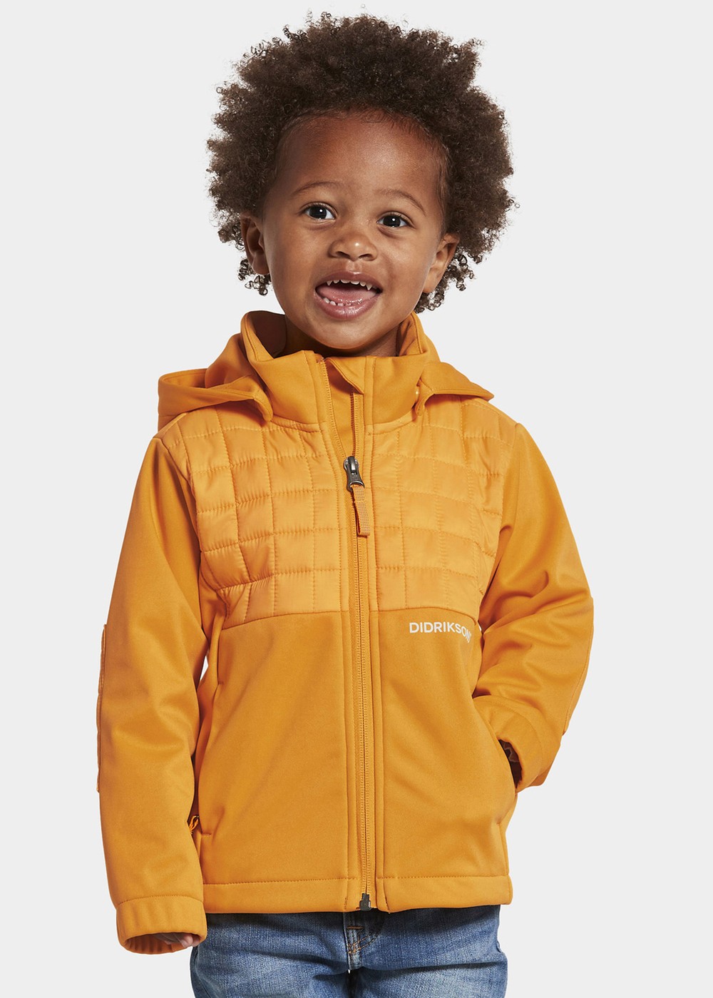 Briska Kids Jkt 2, Happy Orange, 140, Jackor | Junior - Kläder - Jackor | Padelspecialisterna
