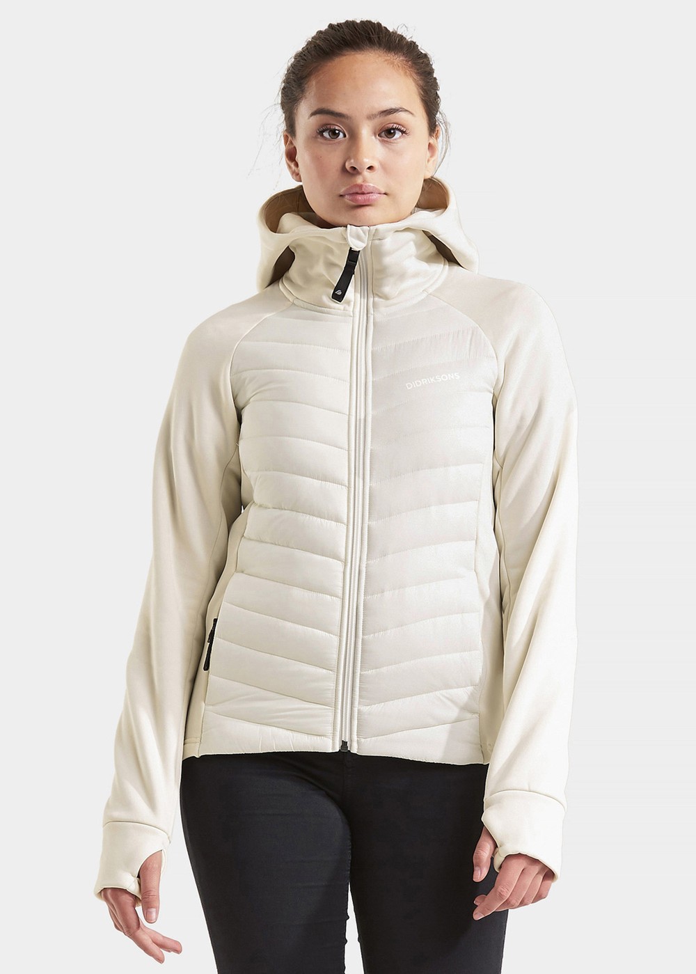 Tovik Girls Hoodie 4, Shell White, 140, Vårjackor | Mode - Jackor - Vårjackor | Padelspecialisterna