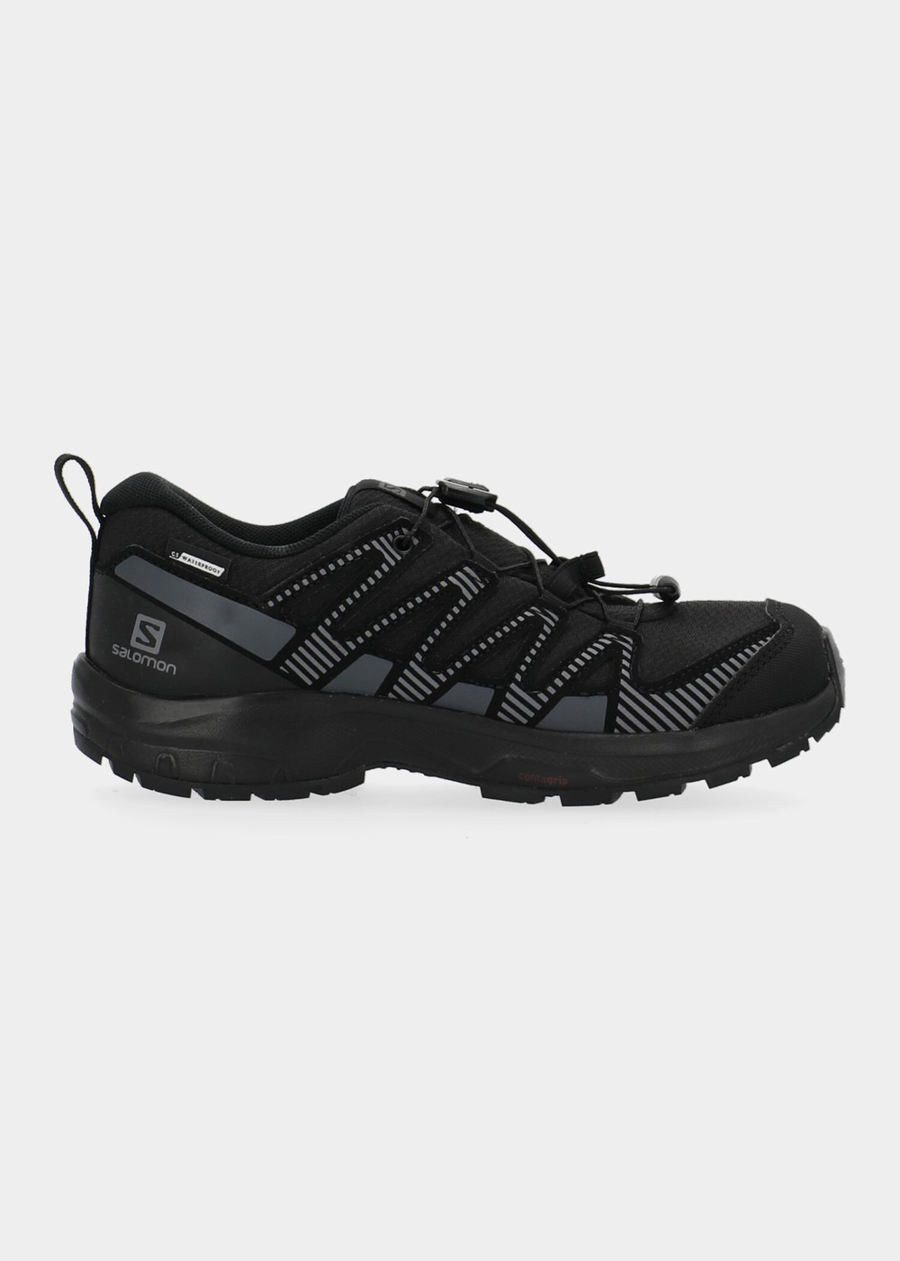 Xa Pro V8 Climasalomon™ Waterp, Black / Black / Ebony, 37 (Uk 4), Walkingskor | Junior - Skor - Walkingskor | Padelspecialisterna