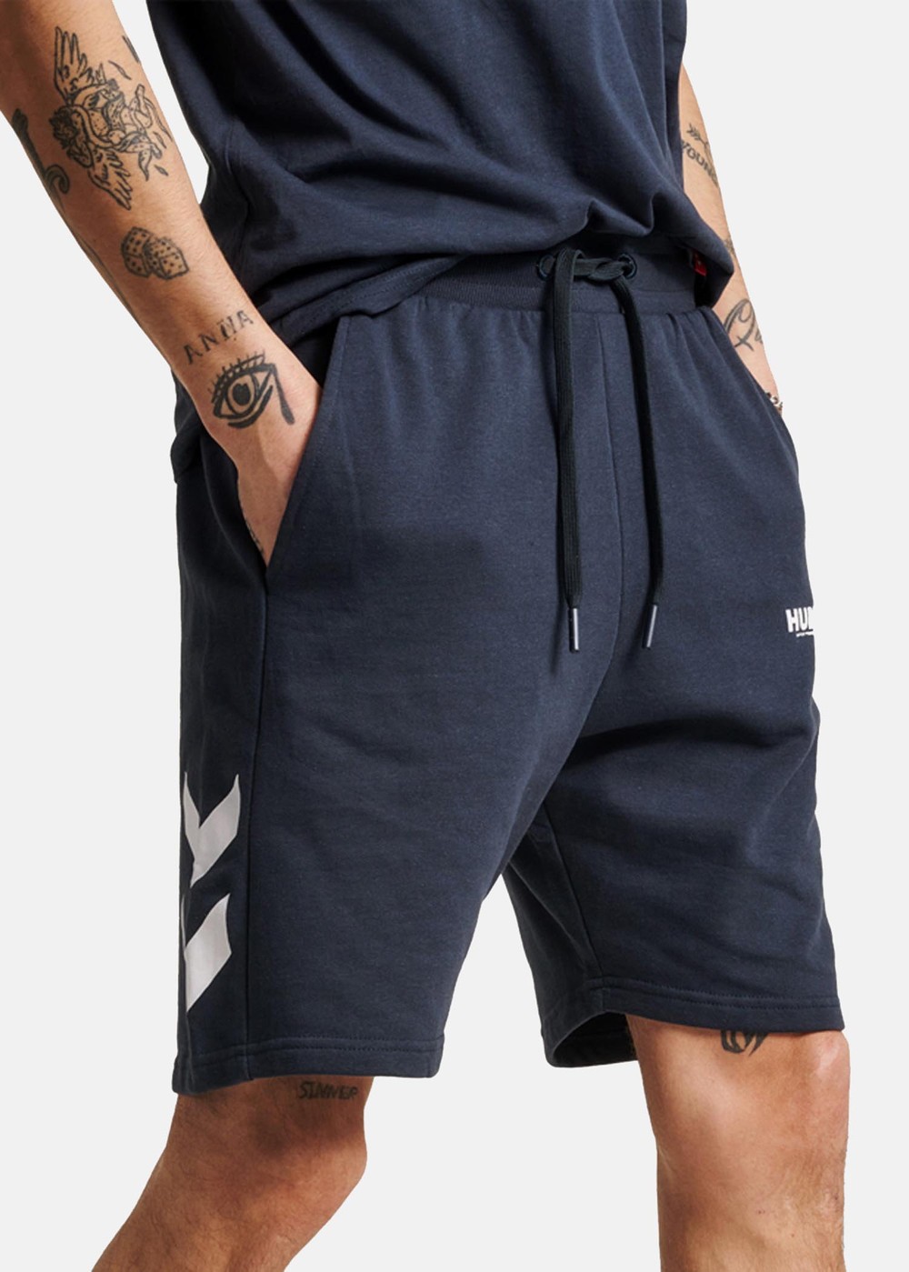 Hmllegacy Shorts, Blue Nights, L, Vardagsshorts | Herr - Kläder - Shorts - Vardagsshorts | Padelspecialisterna