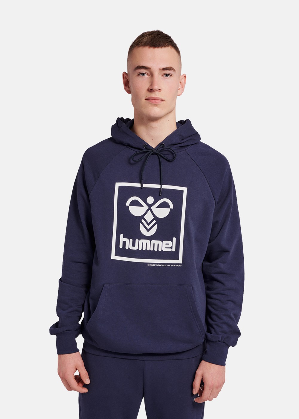Hmlisam 2.0 Hoodie, Peacoat, S, Hoodies | Herr - Kläder - Tröjor - Hoodies | Padelspecialisterna