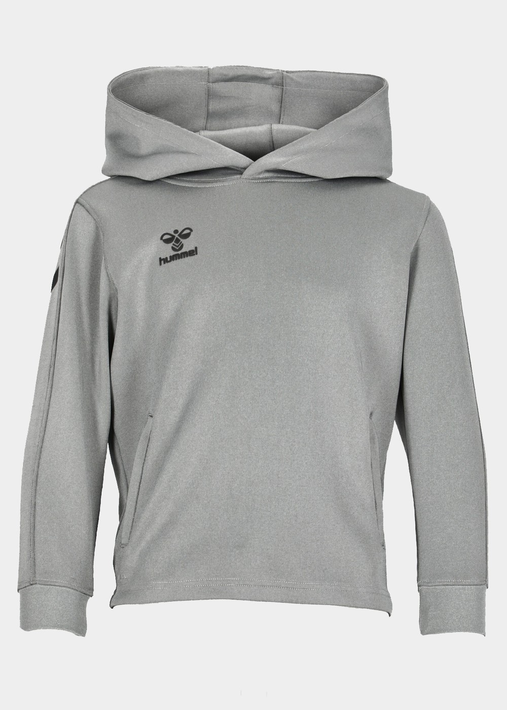 Hmlcore Xk Poly Kids Sweat Hoo, Grey Melange, 116, Hoodies | Junior - Kläder - Tröjor - Hoodies | Padelspecialisterna