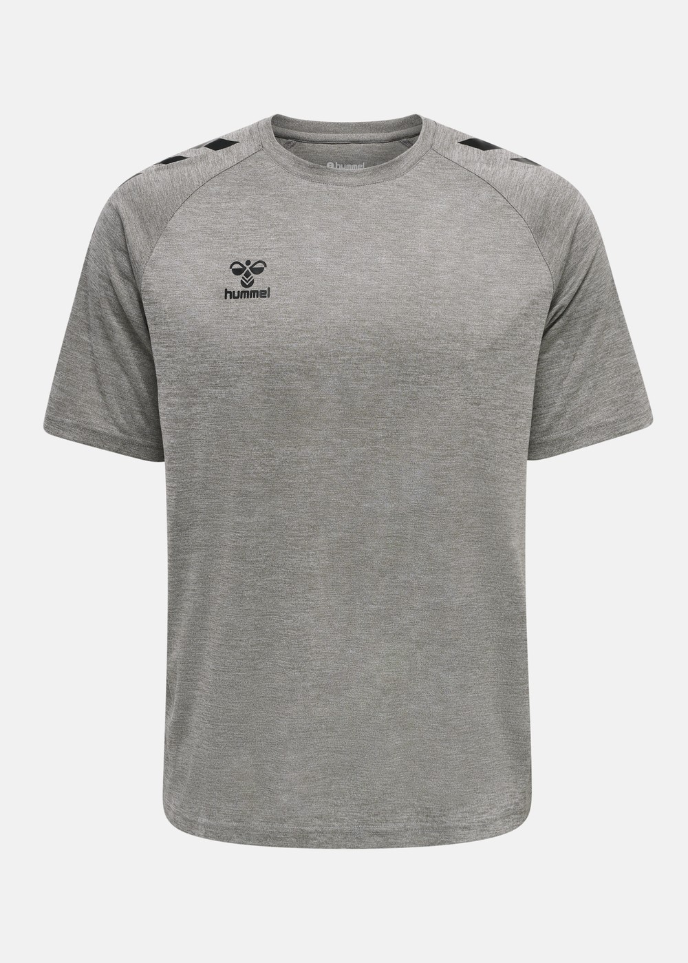 Hmlcore Xk Core Poly T-Shirt S, Grey Melange, L, Löpar T-Shirts | Herr - Aktivitet - Löparkläder - Löpar t-shirts | Padelspecialisterna
