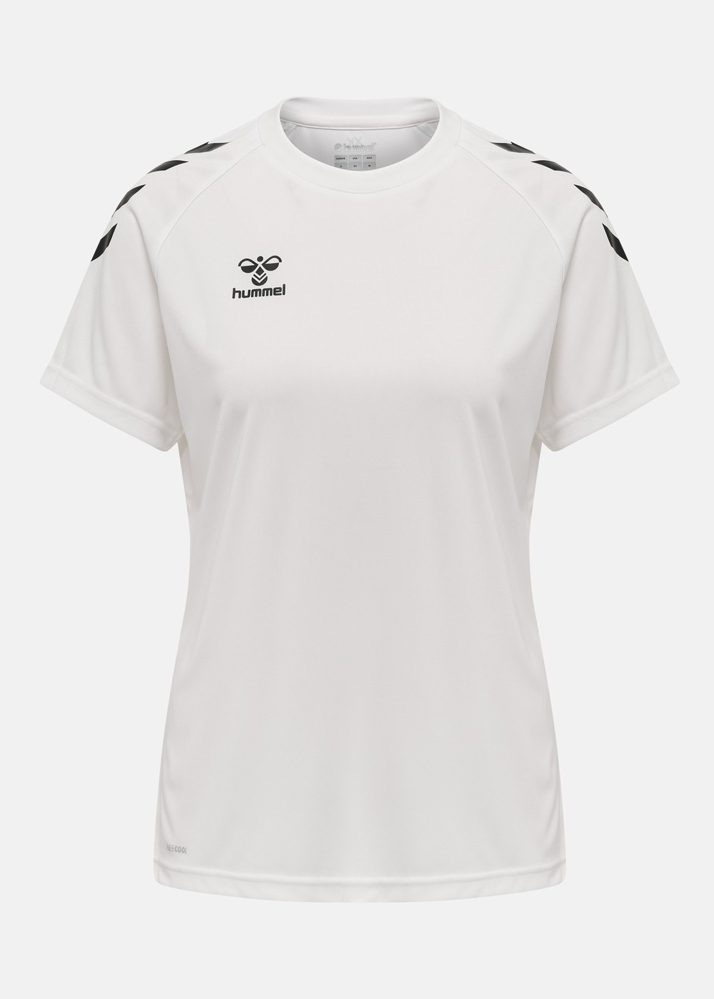 Hmlcore Xk Core Poly Tee S/S, White, L, Löpar-T-Shirts | Dam - Aktivitet - Löparkläder - Löpar-t-shirts | Padelspecialisterna