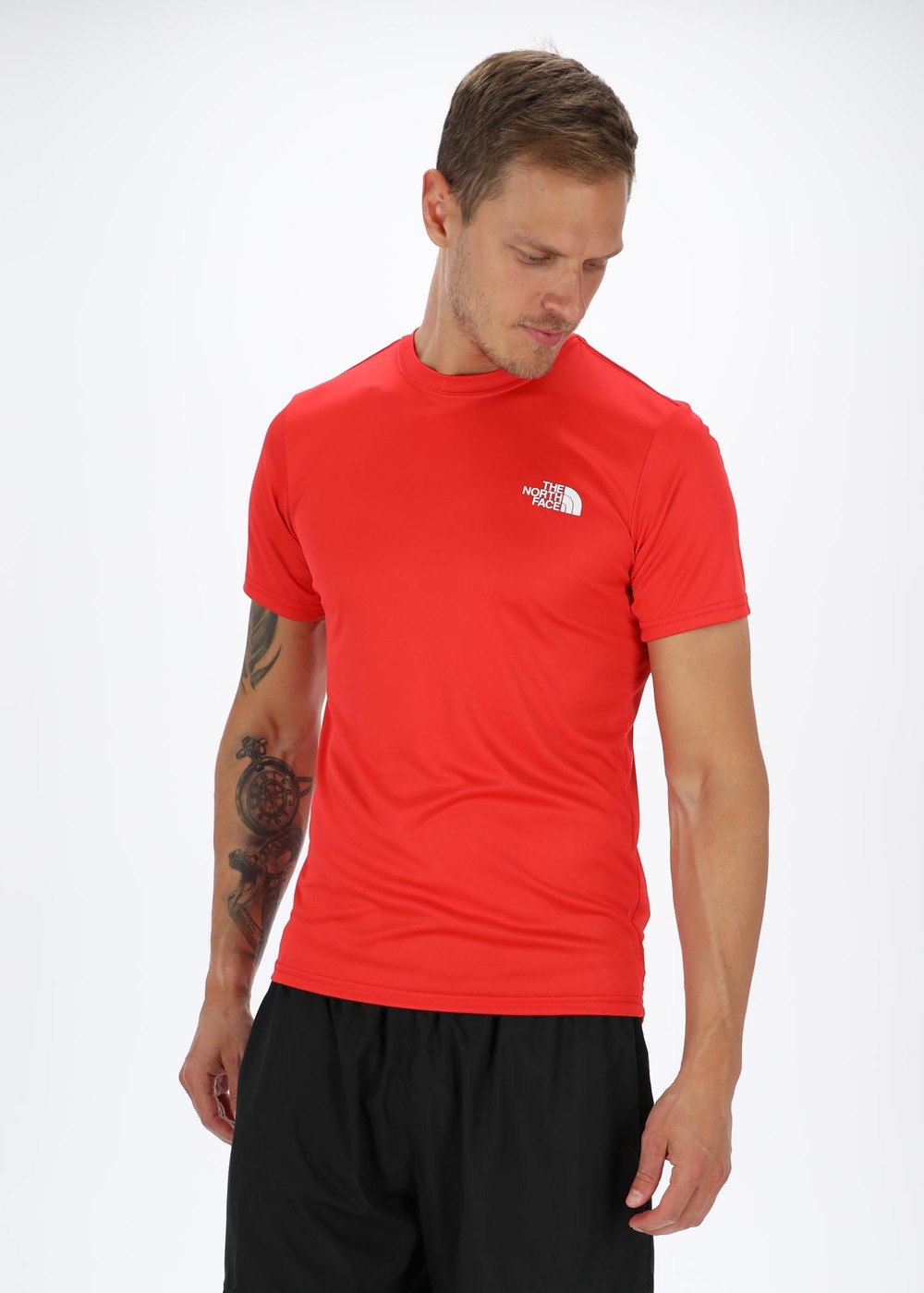 M Reaxion Red Box Te, Horizon Red, M, Tränings-T-Shirts | Herr - Aktivitet - Träningskläder - Tränings-t-shirts | Padelspecialisterna