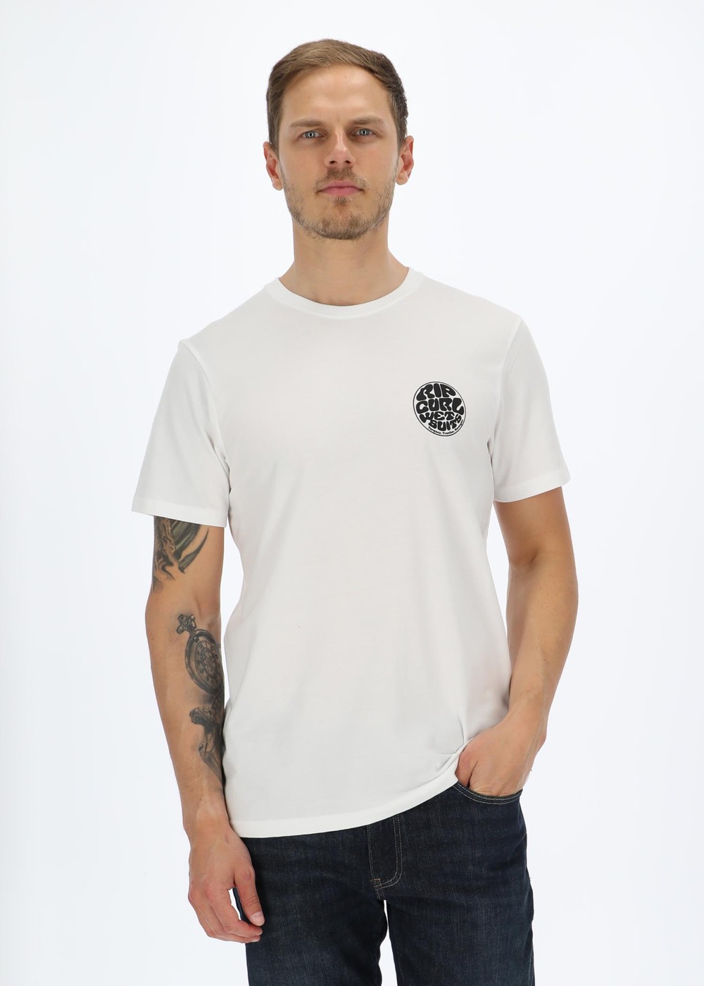 Wetsuit Icon Tee, White, M, T-Shirts | Herr - Kläder - T-shirts | Padelspecialisterna