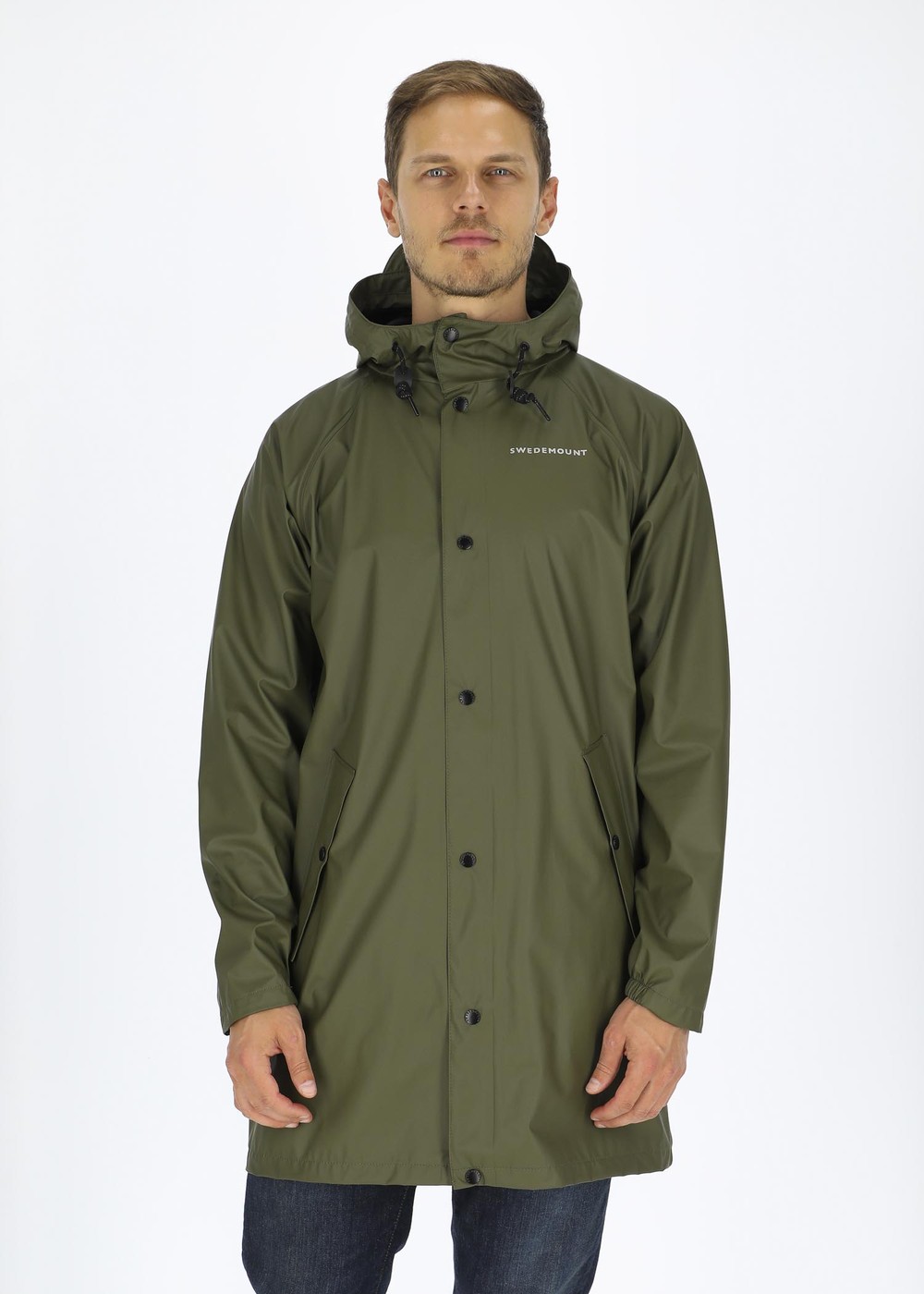 Koster Long Coat, Dk Olive, Xs, Jackor | Herr - Kläder - Jackor | Padelspecialisterna