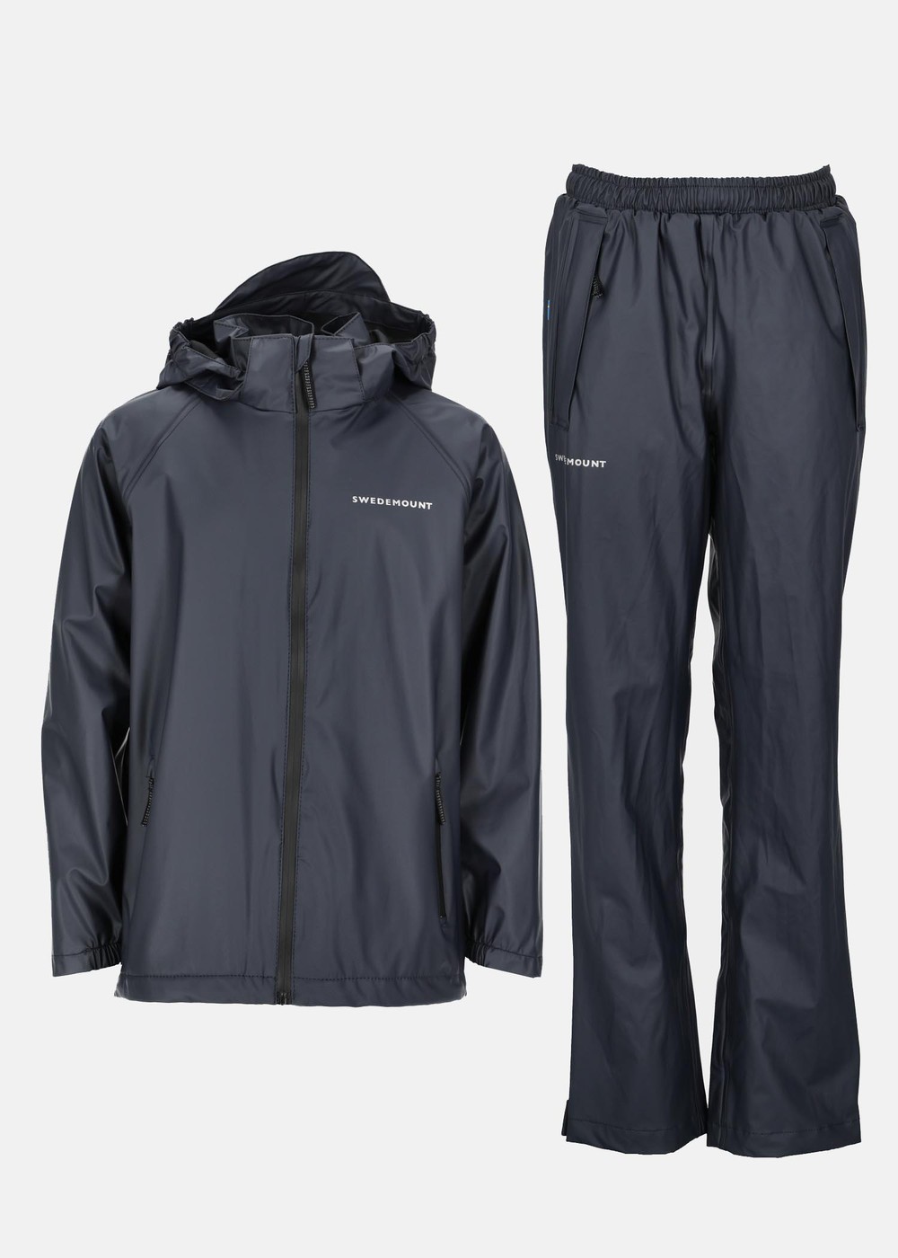Koster Rain Set Jr, Navy/Navy, 120, Set Regnjackor + Byxor | Junior - Kläder - Regnkläder - Set regnjackor + byxor | Padelspecialisterna