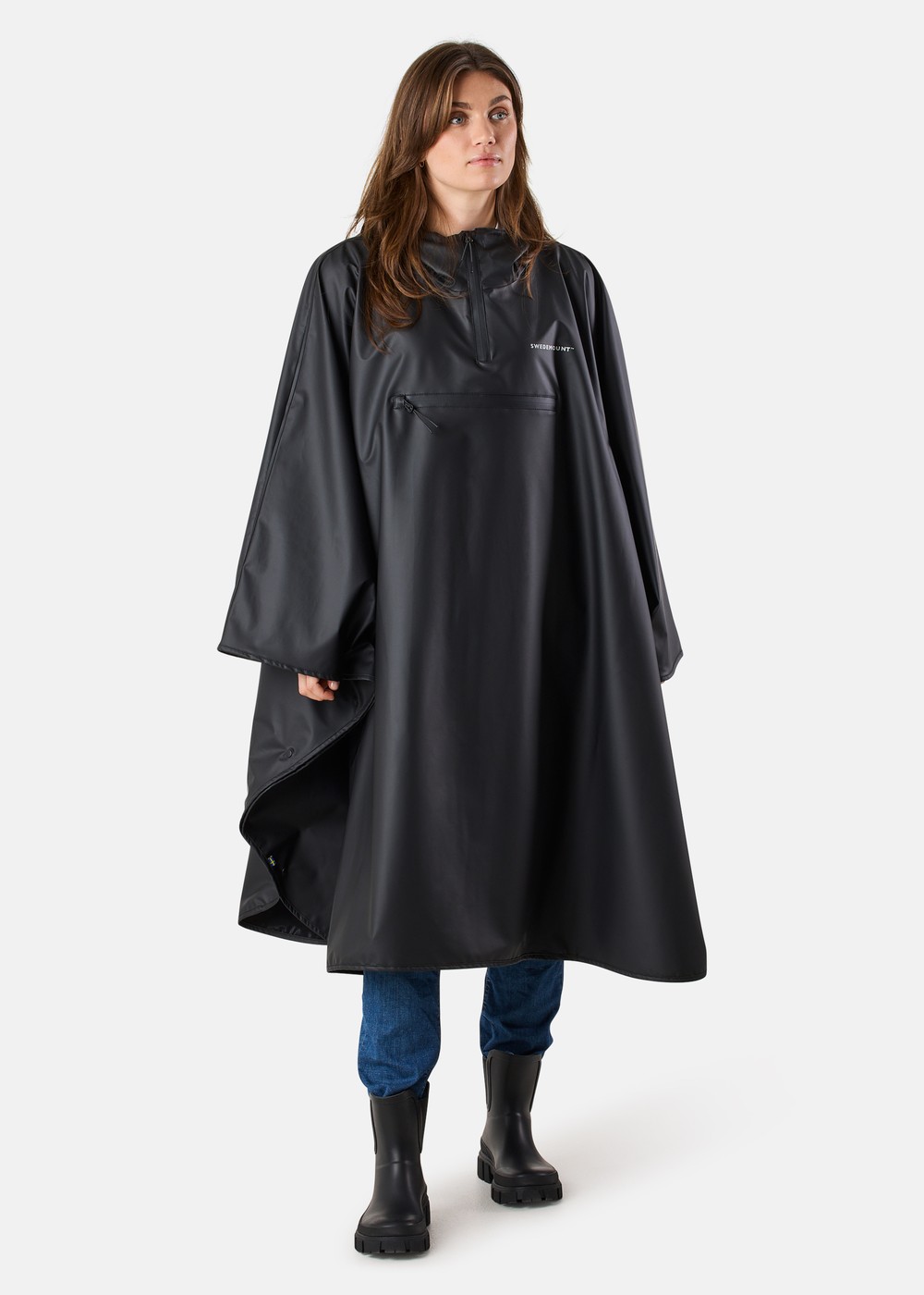 Koster Rain Poncho, Black, Onesize, Regnjackor | Herr - Kläder - Regnkläder - Regnjackor | Padelspecialisterna