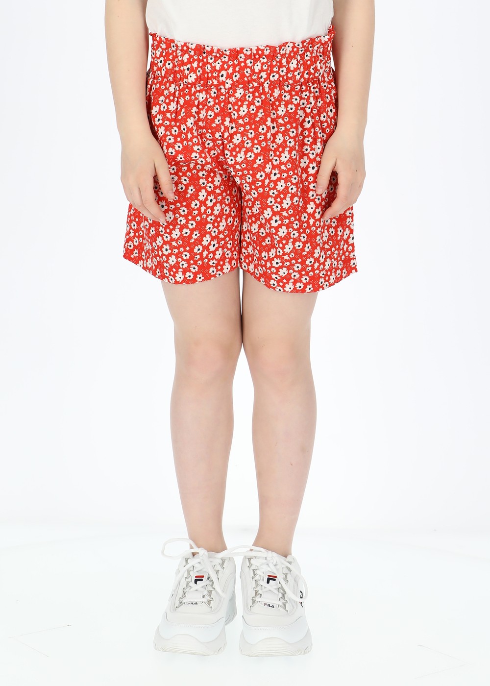 Sankt Claud Shorts Jr, Red Flower, 140, Vardagsshorts | Mode - Shorts - Vardagsshorts | Padelspecialisterna