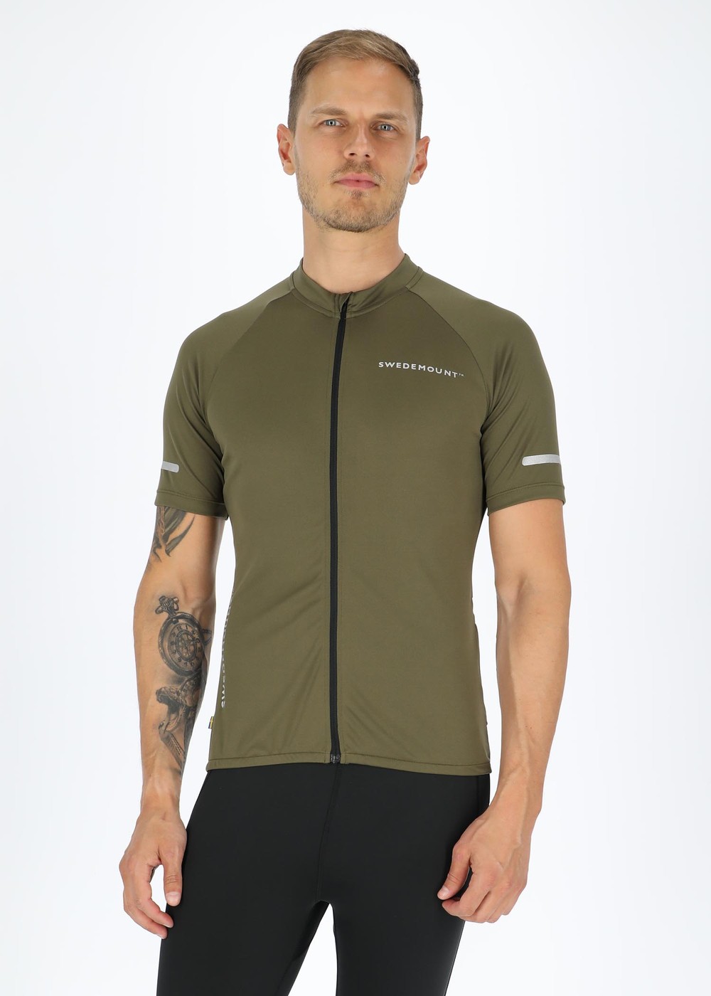 Core Bike Tee, Olive/Reflective, L, Cykelkläder | Sport & aktivitet - Sporter - Cykel - Cykelkläder | Padelspecialisterna