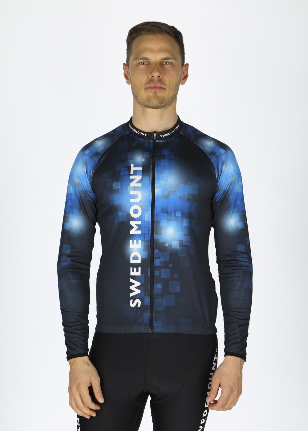 Performance Bike L/S Tee, Black/Blue, M, Cykeltröja Lång Ärm | Herr - Aktivitet - Cykelkläder - Cykeltröja lång ärm | Padelspecialisterna