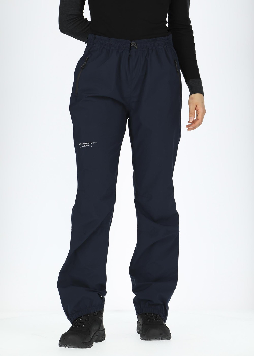 Abisko Shell Rain Pants W, Navy, 40, Skalbyxor | Dam - Kläder - Byxor - Skalbyxor | Padelspecialisterna