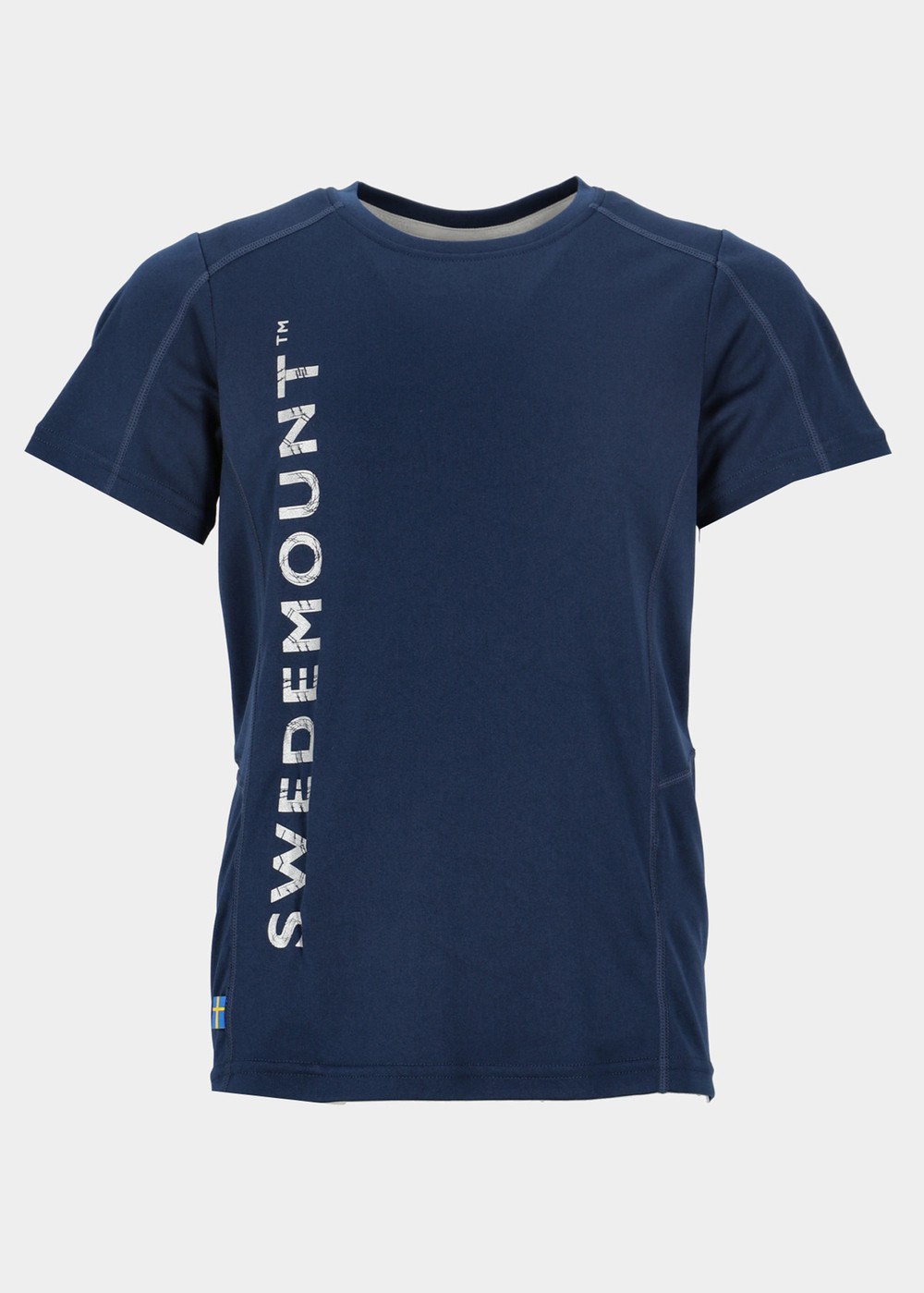 Training Logo Tee B Jr, Navy Melange/Reflective, 130, T-Shirts | Junior - Aktivitet - Outdoorkläder - T-shirts | Padelspecialisterna