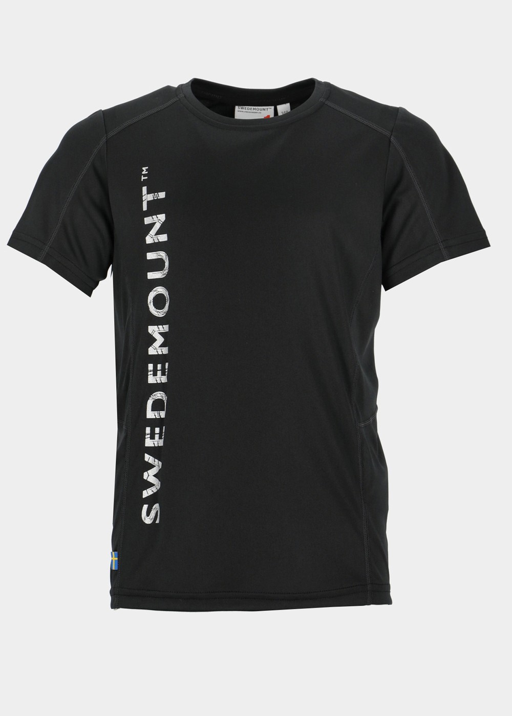 Training Logo Tee B Jr, Black/Reflective, 130, T-Shirts | Junior - Aktivitet - Outdoorkläder - T-shirts | Padelspecialisterna