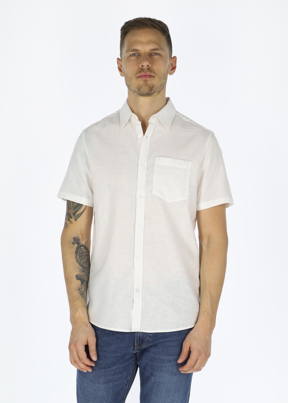 Sailor Shirt Short Sleeve, Off White, 3xl, Kortärmade Skjortor | Herr - Kläder - Skjortor - Kortärmade skjortor | Padelspecialisterna