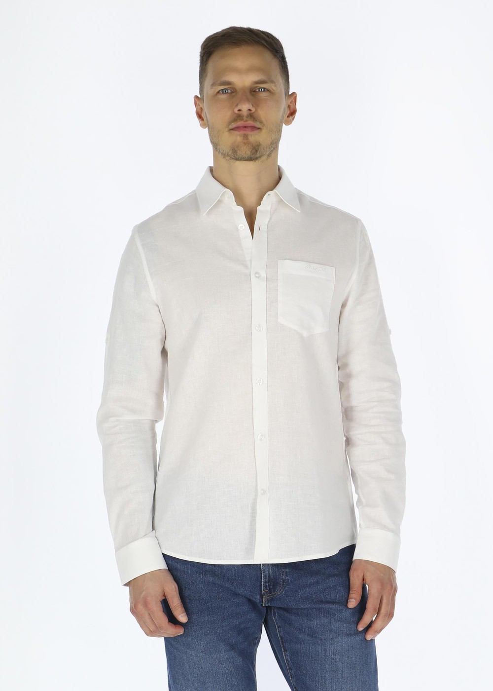 Sailor Shirt Long Sleeve, Off White, 2xl, Långärmade Skjortor | Herr - Kläder - Skjortor - Långärmade skjortor | Padelspecialisterna