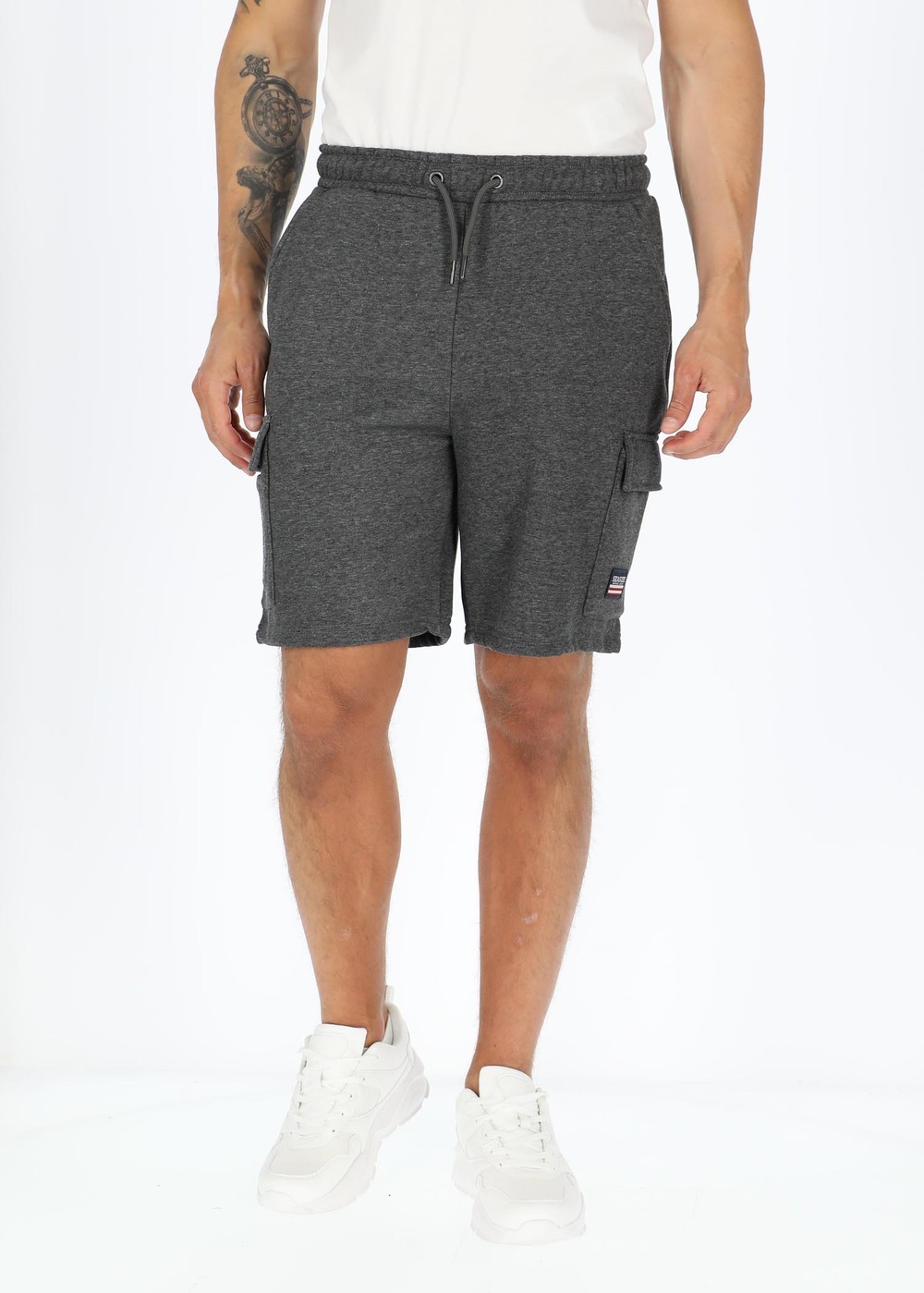 Nautical Xprnc Shorts, Grey Melange, Xl, Vardagsshorts | Herr - Kläder - Shorts - Vardagsshorts | Padelspecialisterna
